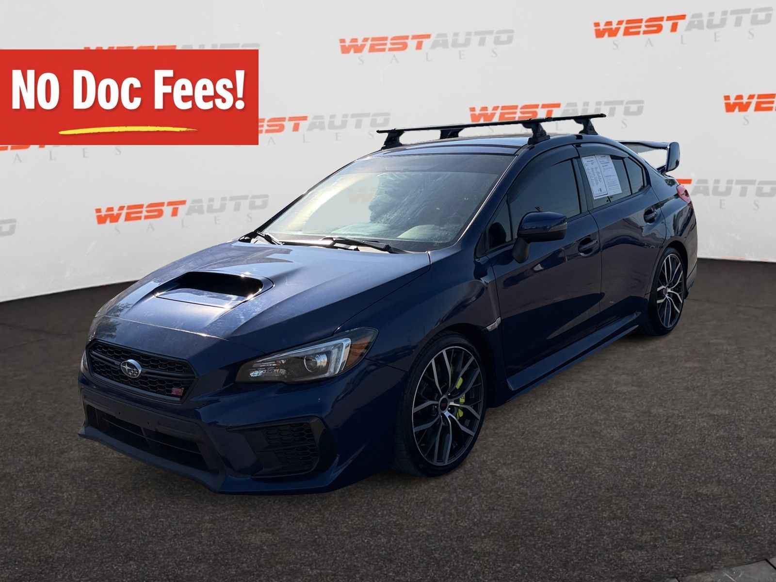 Lapis Blue Pearl 2021 Subaru WRX STI Sedan All-Wheel Drive 6-Speed Manual