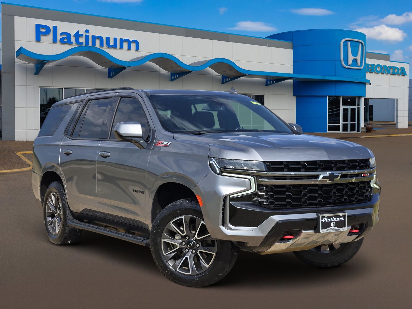 Gray (Satin Steel Metallic) 2021 Chevrolet Tahoe SUV / Crossover Four-Wheel Drive