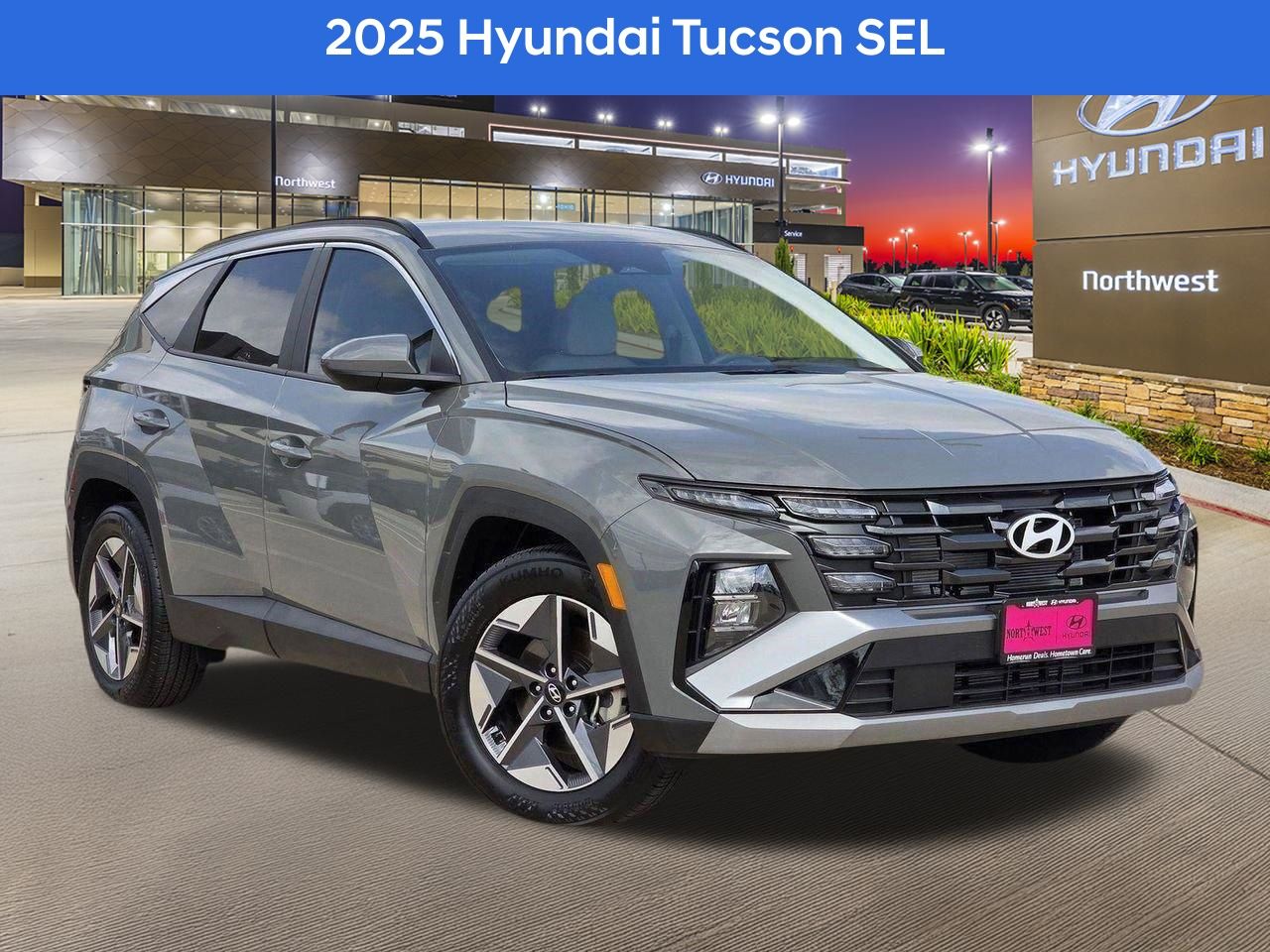 Hampton Gray 2025 Hyundai Tucson SUV / Crossover Front-Wheel Drive 8-Speed Automatic