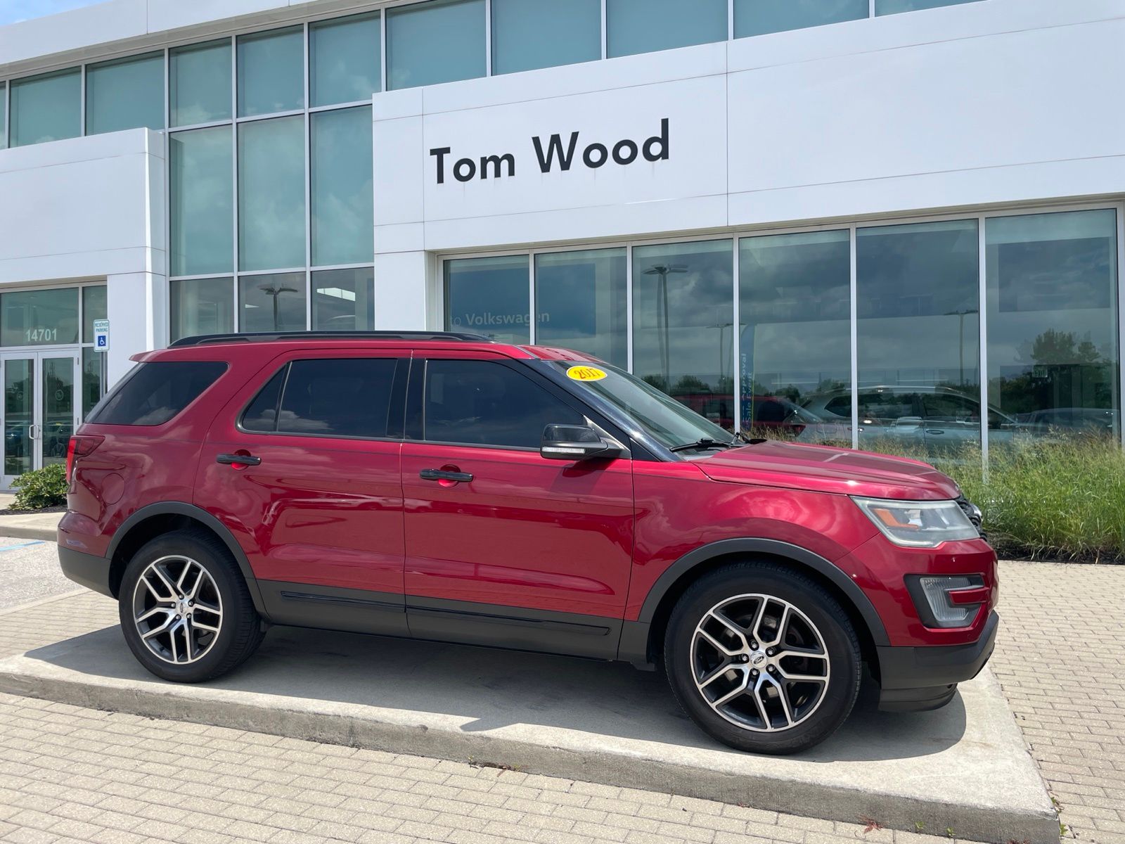 Ruby Red Metallic 2017 Ford Explorer SUV / Crossover All-Wheel Drive 6-Speed Automatic