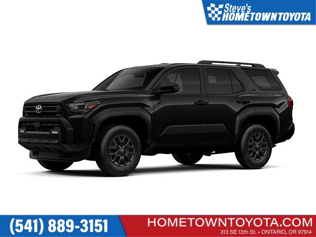 Black 2026 Toyota 4Runner SR5 4WD SUV / Crossover Four-Wheel Drive 8-Speed Automatic