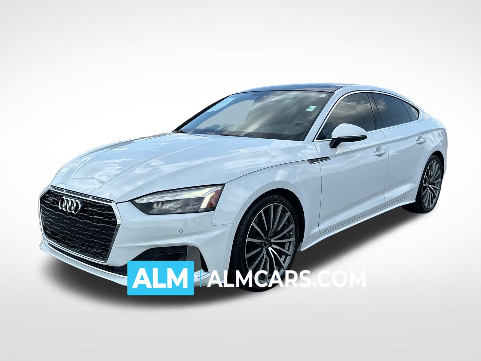 Glacier White 2021 Audi A5 Sportback Sedan All-Wheel Drive 7-Speed Automatic