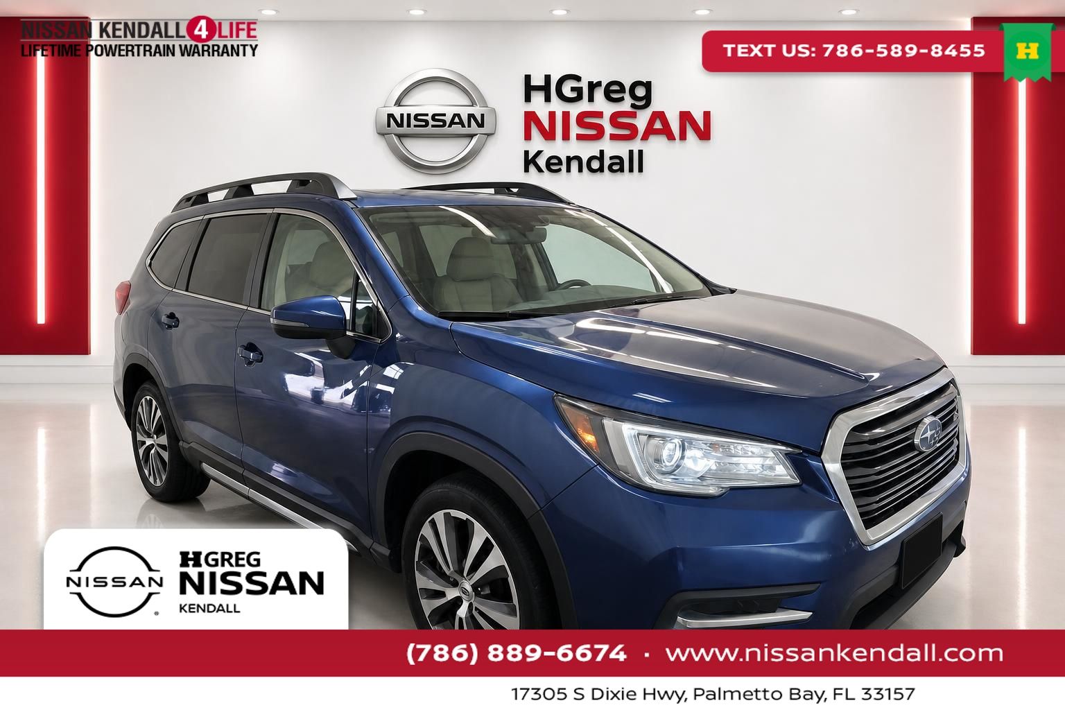 Abyss Blue Pearl 2019 Subaru Ascent SUV / Crossover All-Wheel Drive Continuously Variable Transmission