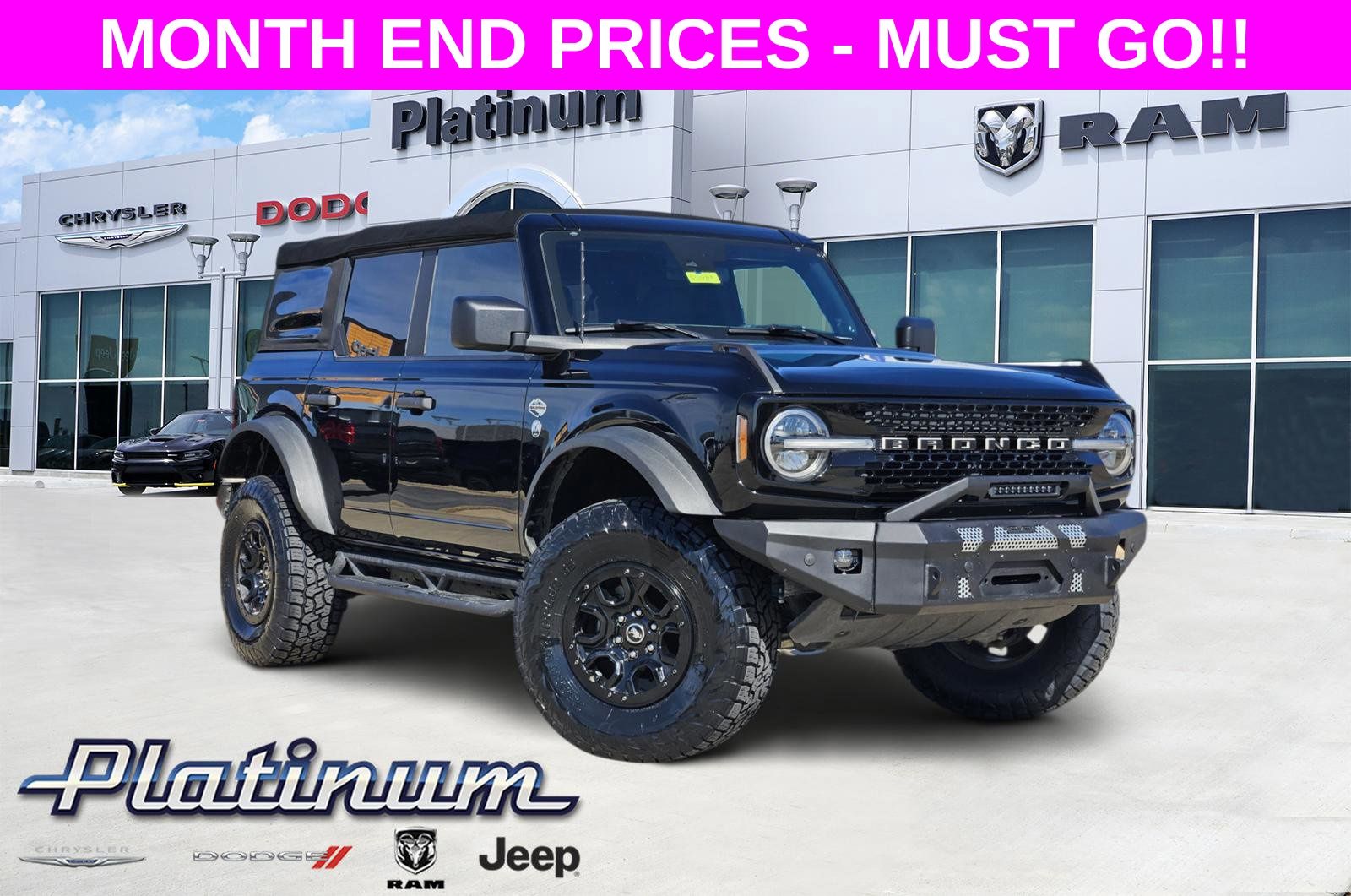 Shadow Black 2022 Ford Bronco Wildtrak Advanced 4-Door 4WD SUV / Crossover Four-Wheel Drive Automatic