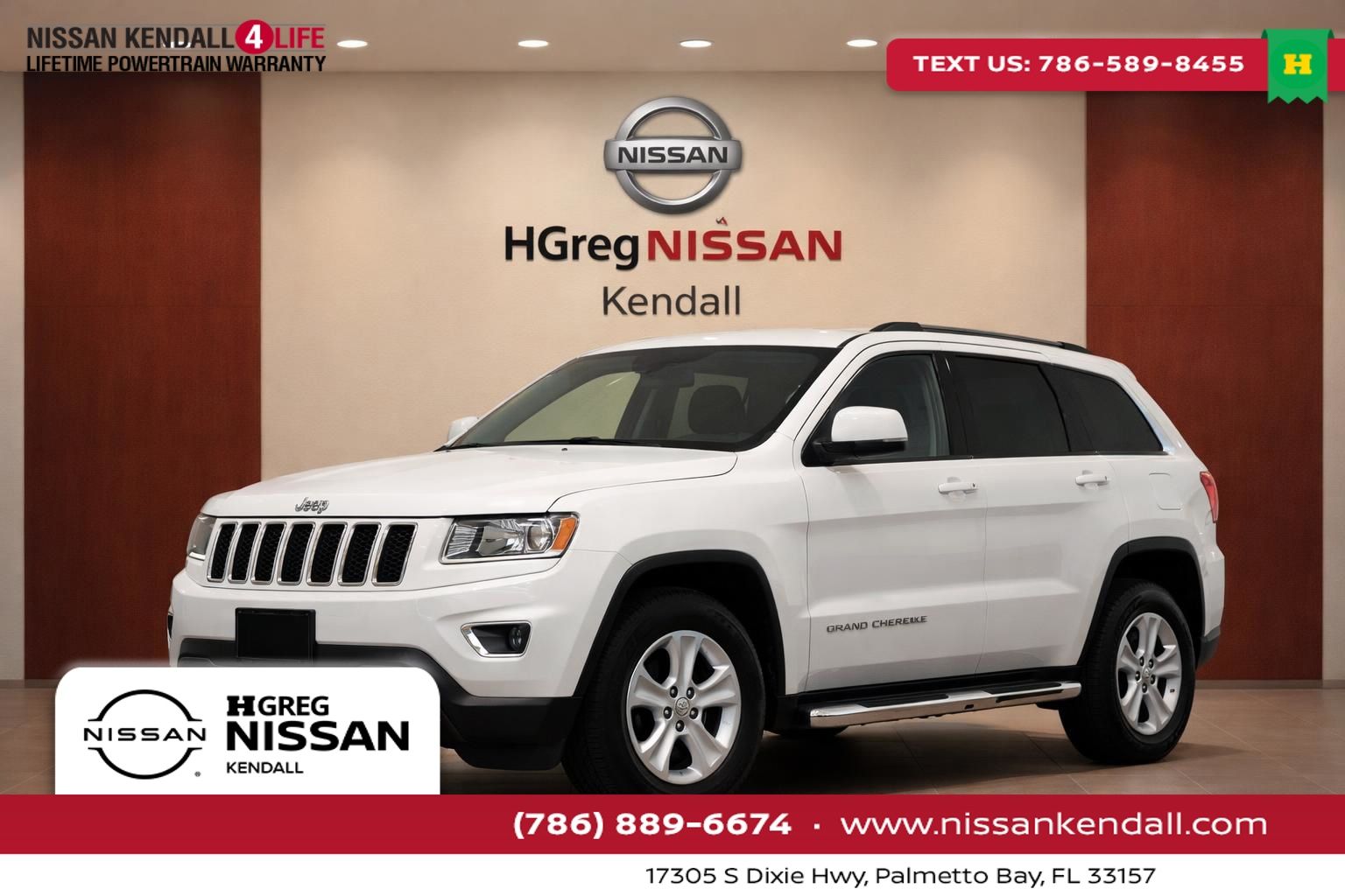 Bright White Clearcoat 2014 Jeep Grand Cherokee Laredo SUV / Crossover 4X2 8-Speed Automatic