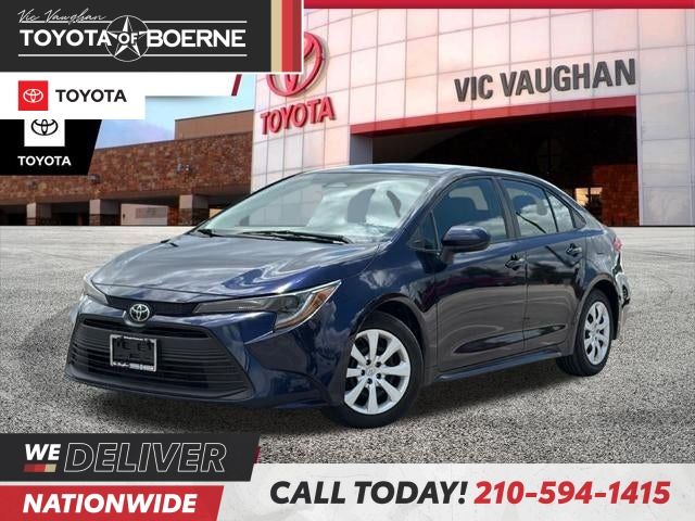 Blue (Dark) 2024 Toyota Corolla Sedan Front-Wheel Drive Continuously Variable Transmission