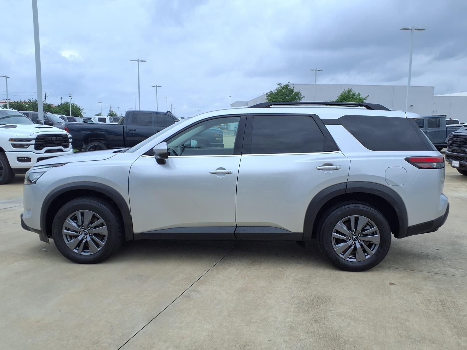 2025 Nissan Pathfinder SV Silver at Bravo Nissan