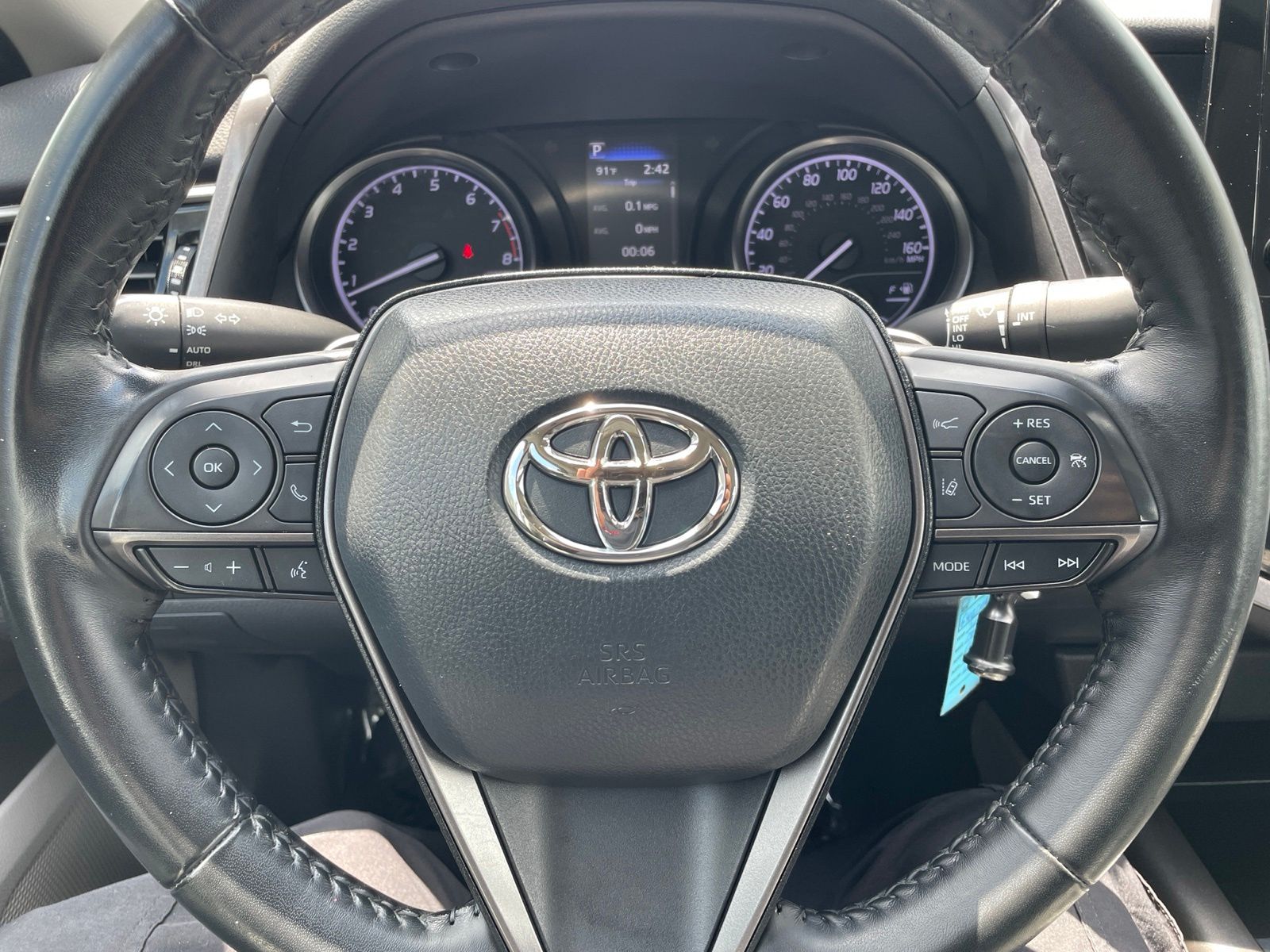 Used 2021 Super White Toyota SE image 13