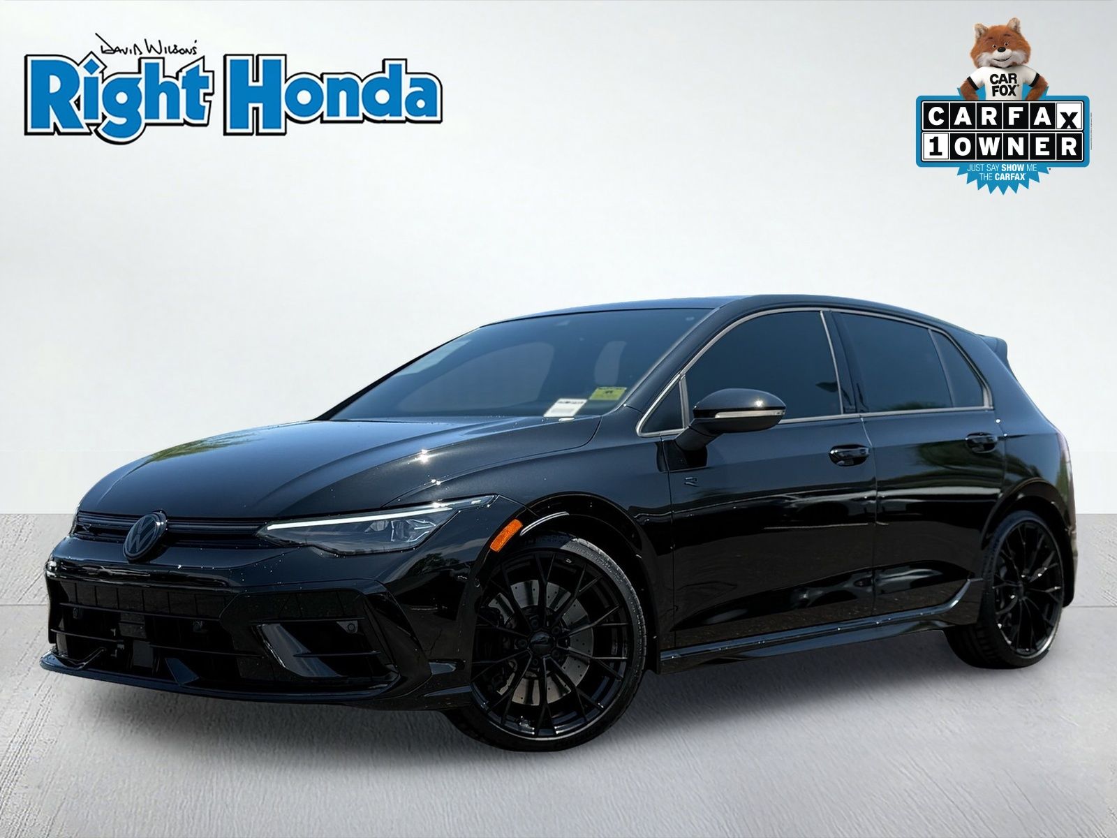 Black 2025 Volkswagen Golf R Hatchback All-Wheel Drive 7-Speed Dual Clutch