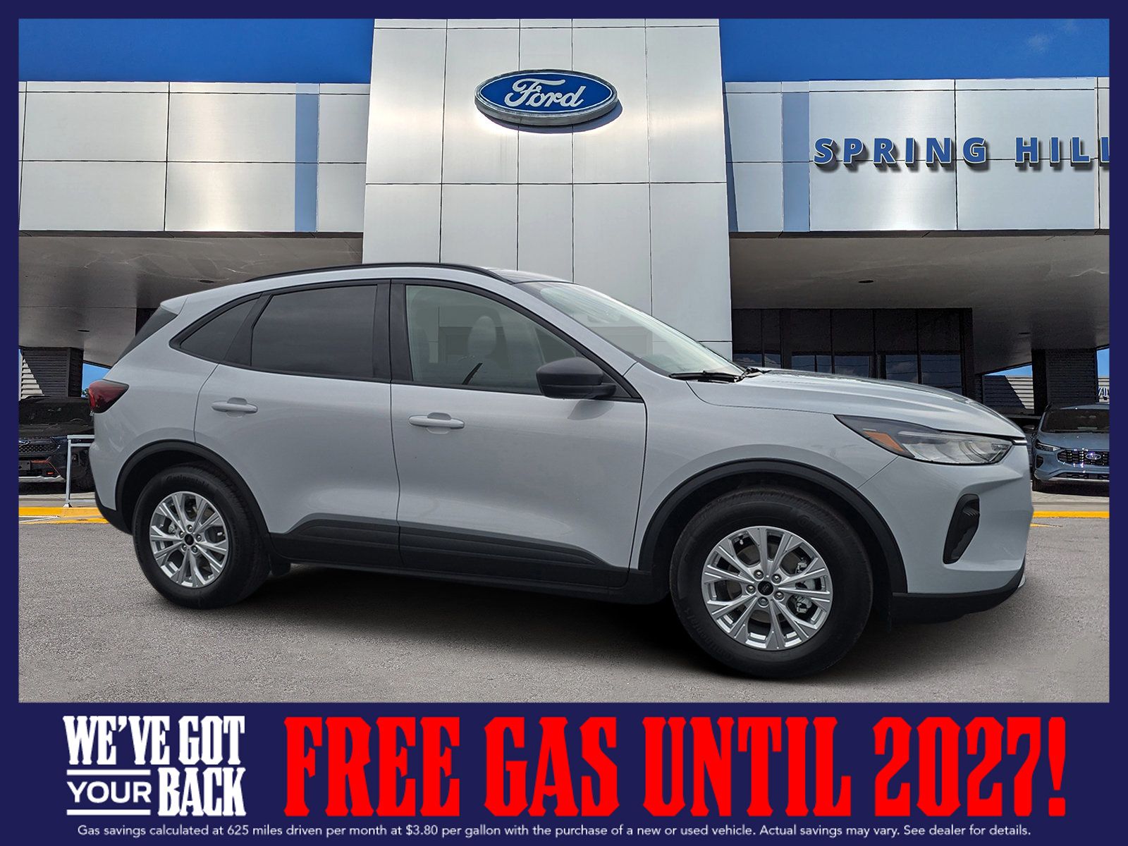 Silver Metallic 2026 Ford Escape SUV / Crossover Front-Wheel Drive 8-Speed Automatic