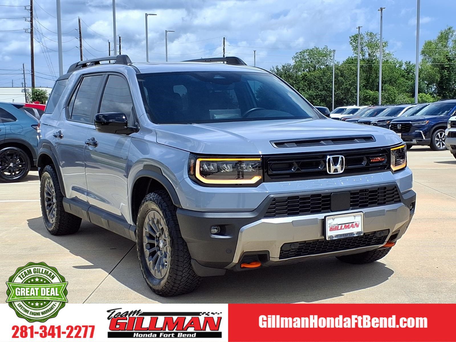 Gray (Modern Steel Metallic) 2026 Honda Passport SUV / Crossover All-Wheel Drive Automatic