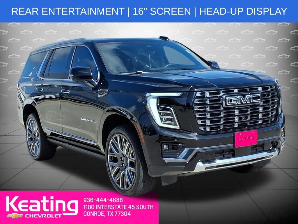 Onyx Black 2025 GMC Yukon SUV / Crossover Four-Wheel Drive 