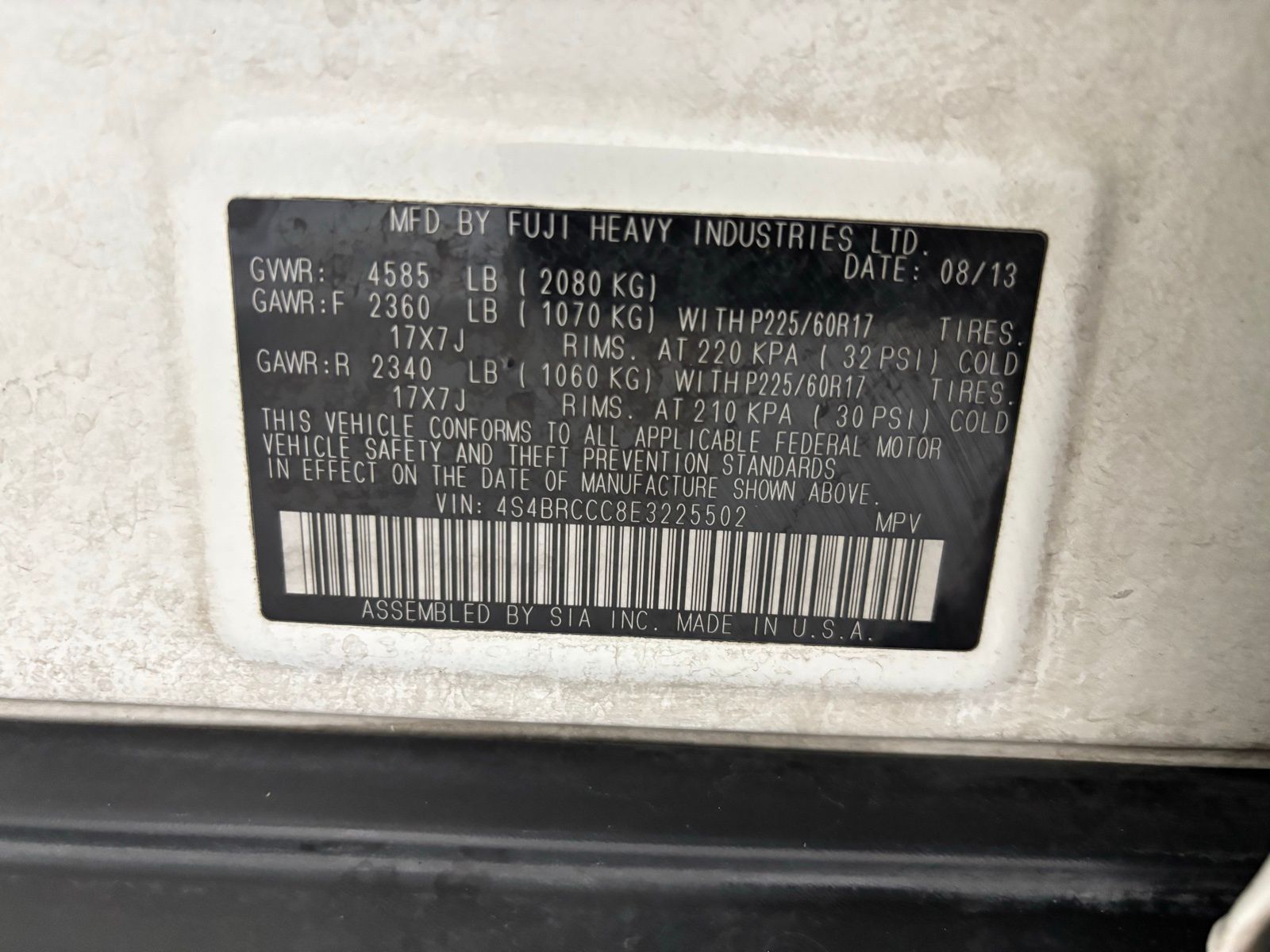 Used Car 2014 Subaru Outback  2.5i Premium For Sale Under $10,000 In Austin, Texas