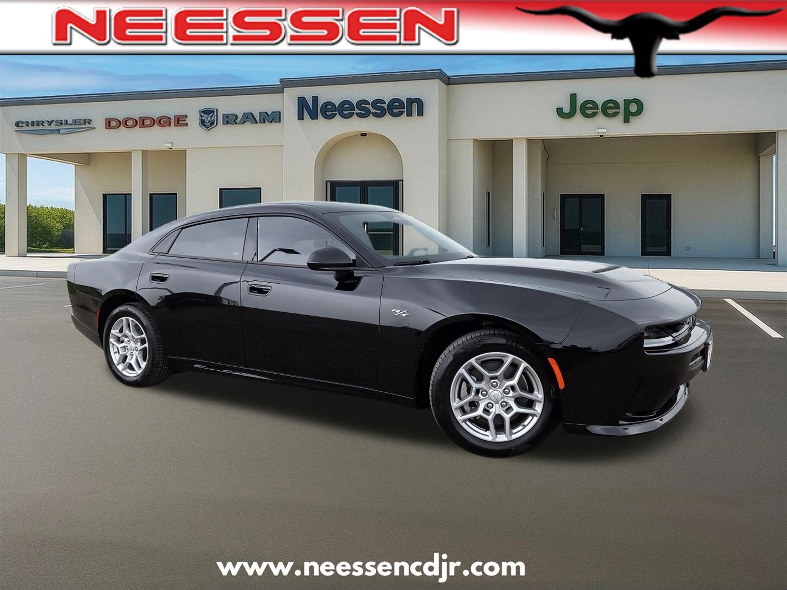 Black 2026 Dodge Charger R/T Sedan AWD Sedan All-Wheel Drive Automatic