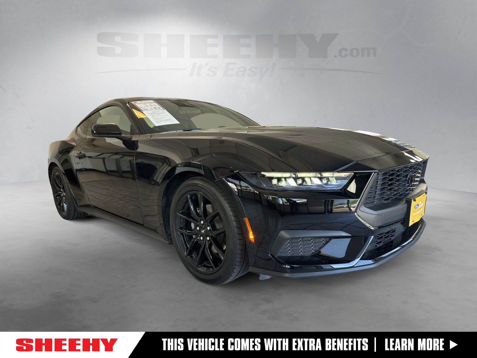 Shadow Black 2025 Ford Mustang EcoBoost Fastback RWD Coupe Rear-Wheel Drive Automatic