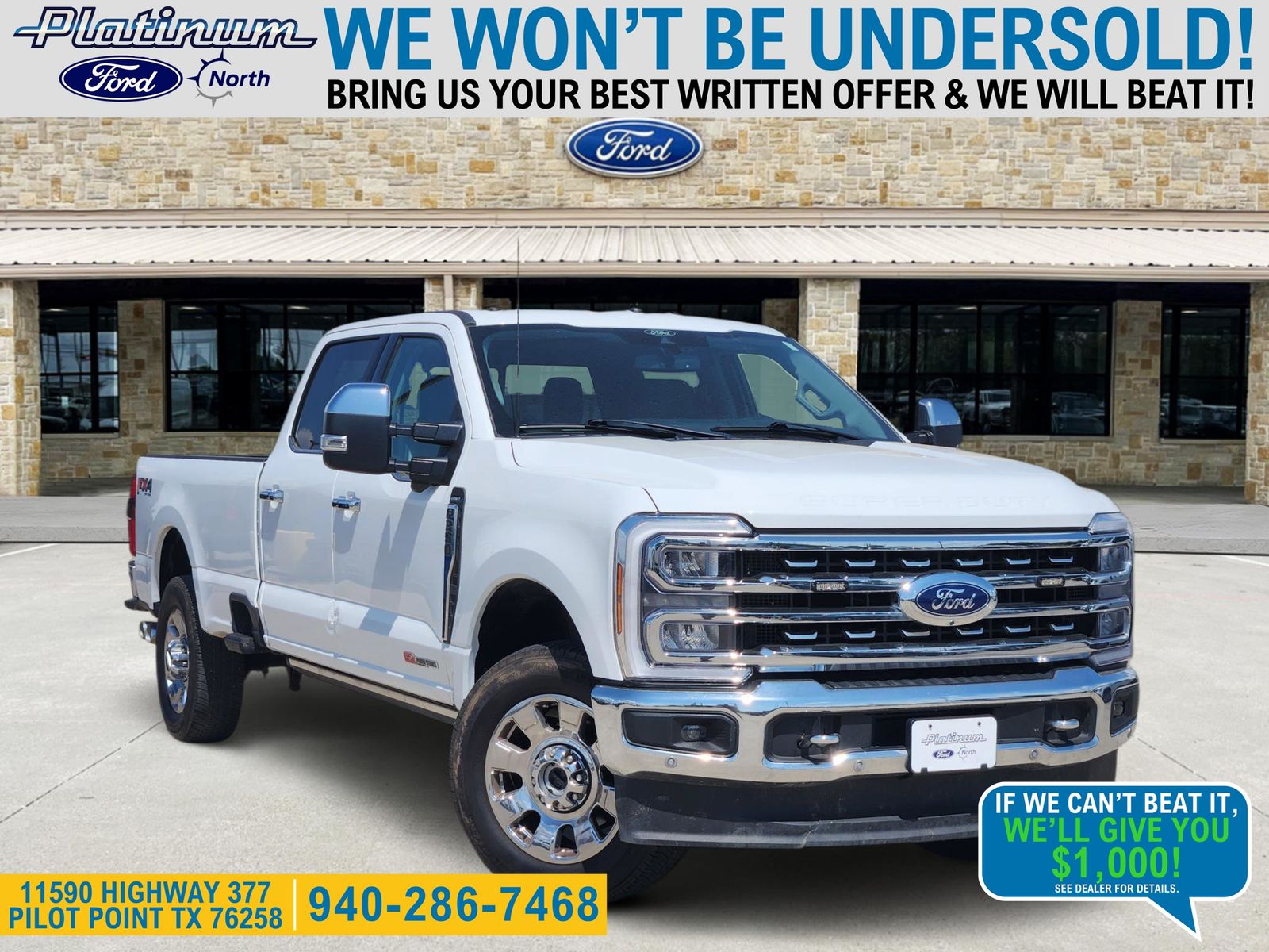  2024 Ford F-350 Super Duty Lariat Crew Cab 4WD   