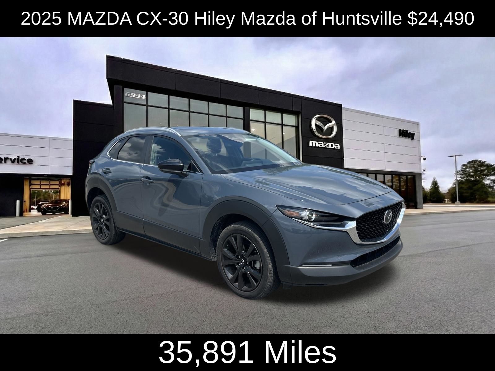 Polymetal Gray Metallic 2025 Mazda CX-30 SUV / Crossover All-Wheel Drive 6-Speed Automatic