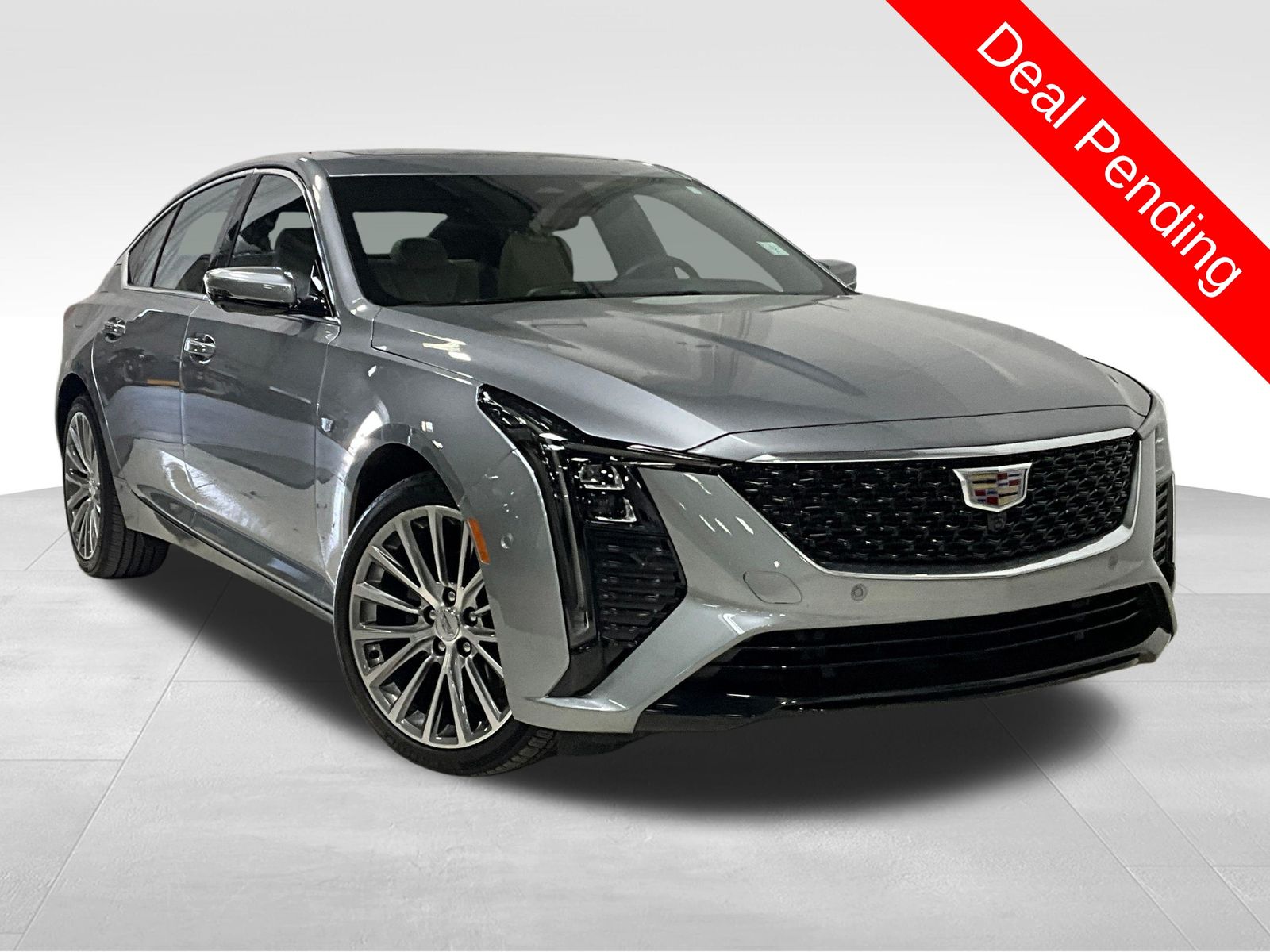 Argent Silver Metallic 2025 Cadillac CT5 Premium Luxury AWD Sedan All-Wheel Drive Automatic