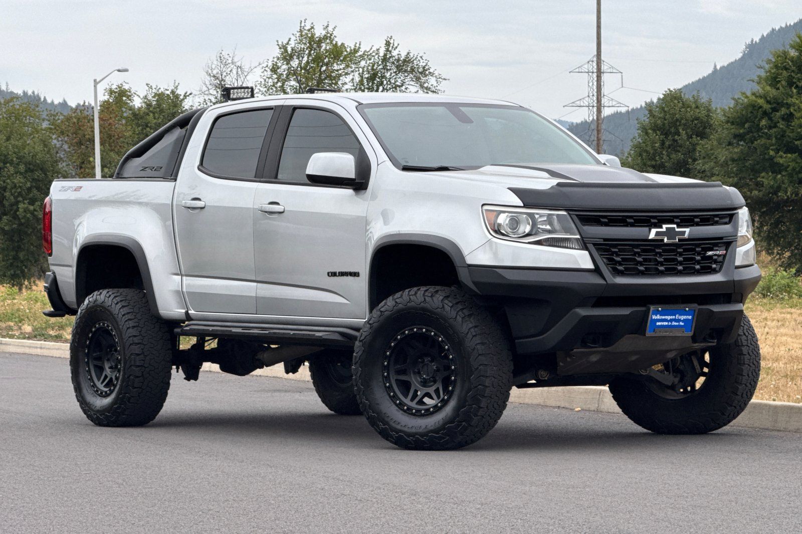 Silver Ice Metallic 2018 Chevrolet Colorado Pickup Truck Four-Wheel Drive 8-Speed Automatic