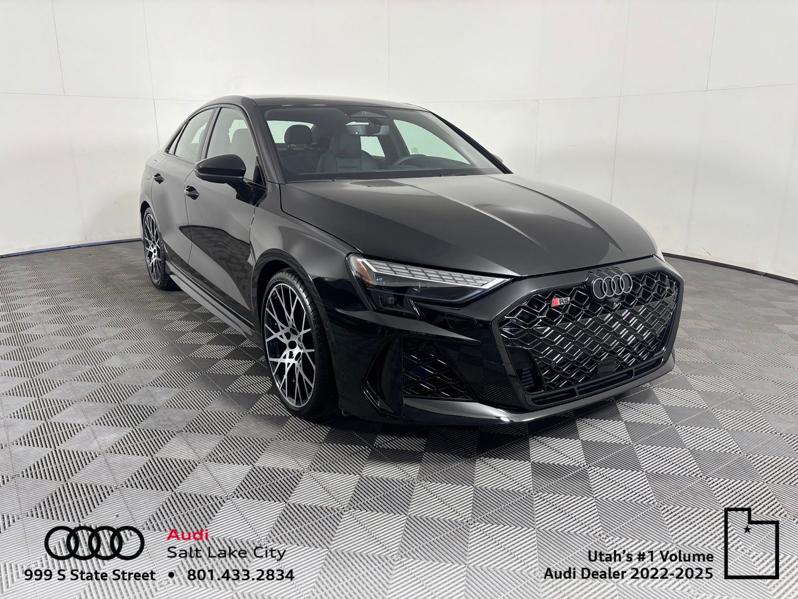 Mythos Black Metallic 2026 Audi RS 3 Sedan All-Wheel Drive 7-Speed Automatic