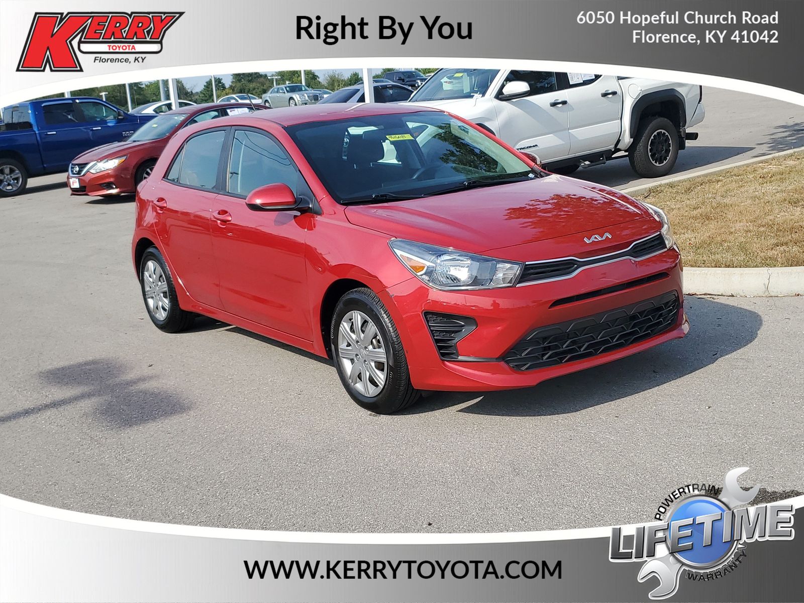 Currant Red 2023 Kia Rio5 Wagon Front-Wheel Drive Continuously Variable Transmission