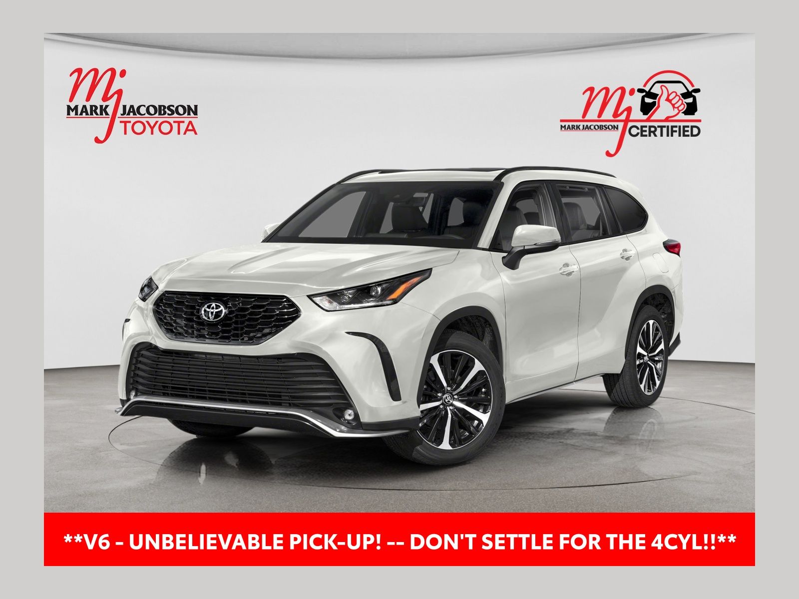 White (Blizzard Pearl) 2021 Toyota Highlander SUV / Crossover Front-Wheel Drive 8-Speed Automatic