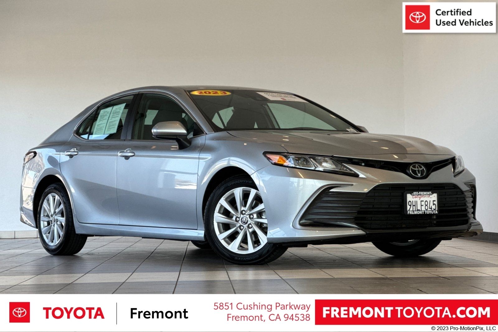 Celestial Silver Metallic 2023 Toyota Camry LE FWD Sedan Front-Wheel Drive 8-Speed Automatic