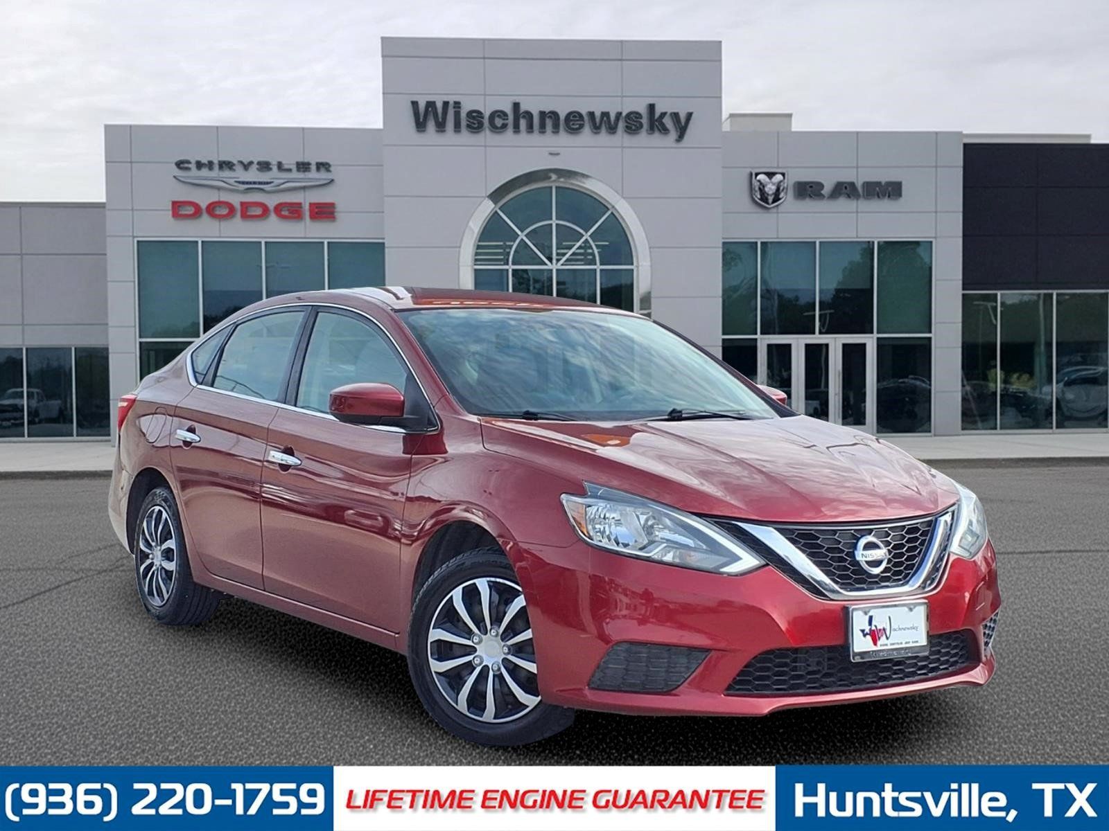 Cayenne Red Pearl Metallic 2017 Nissan Sentra Sedan Front-Wheel Drive Continuously Variable Transmission