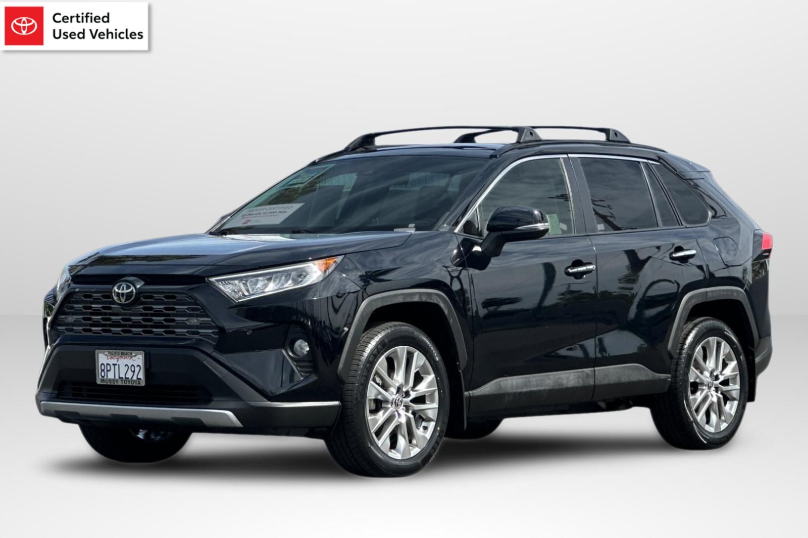 Midnight Black Metallic 2020 Toyota RAV4 Limited FWD SUV / Crossover Front-Wheel Drive 8-Speed Automatic