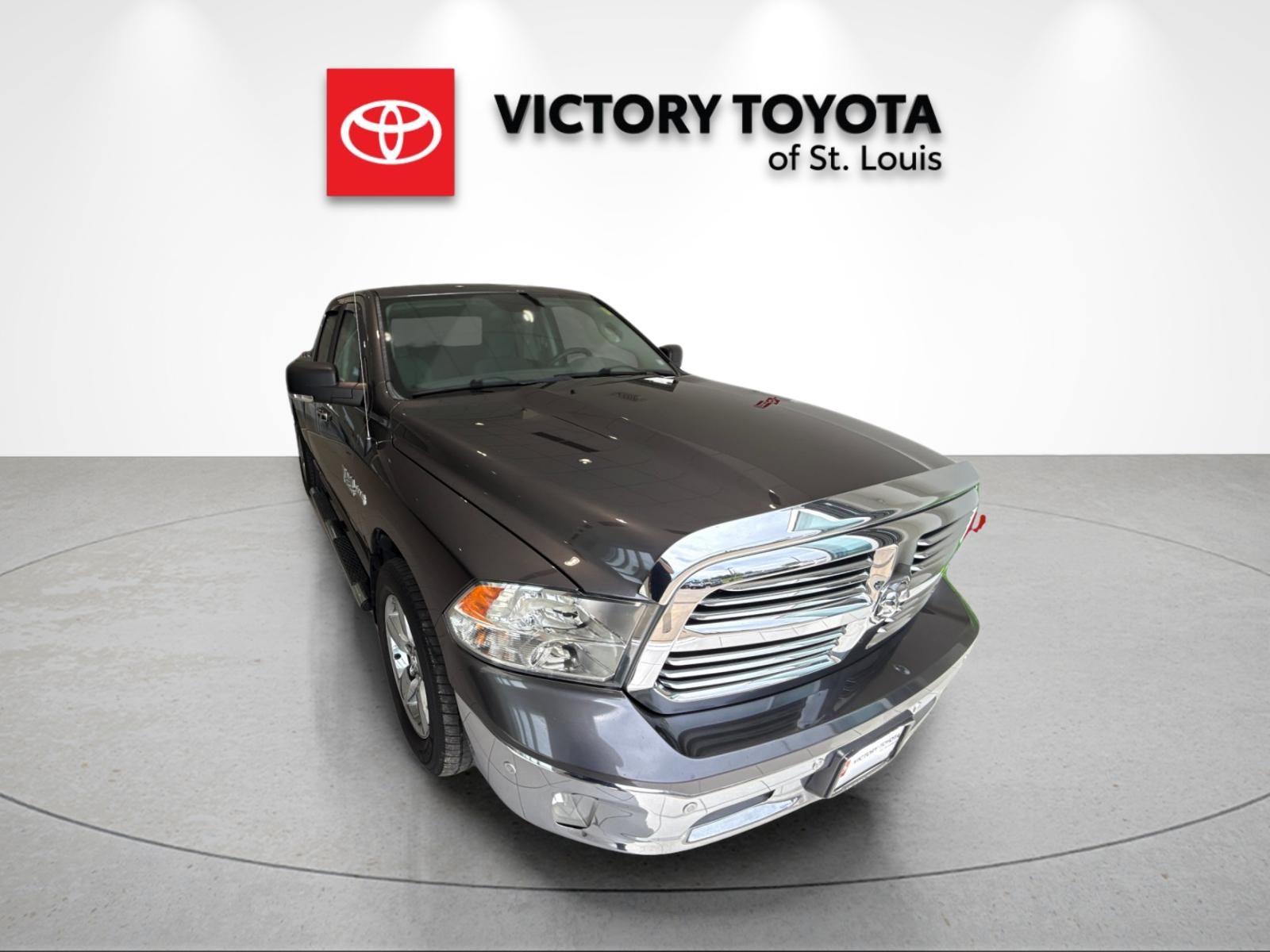 Crystal Metallic 2015 RAM 1500 Big Horn Quad Cab 4WD Pickup Truck Four-Wheel Drive 8-Speed Automatic