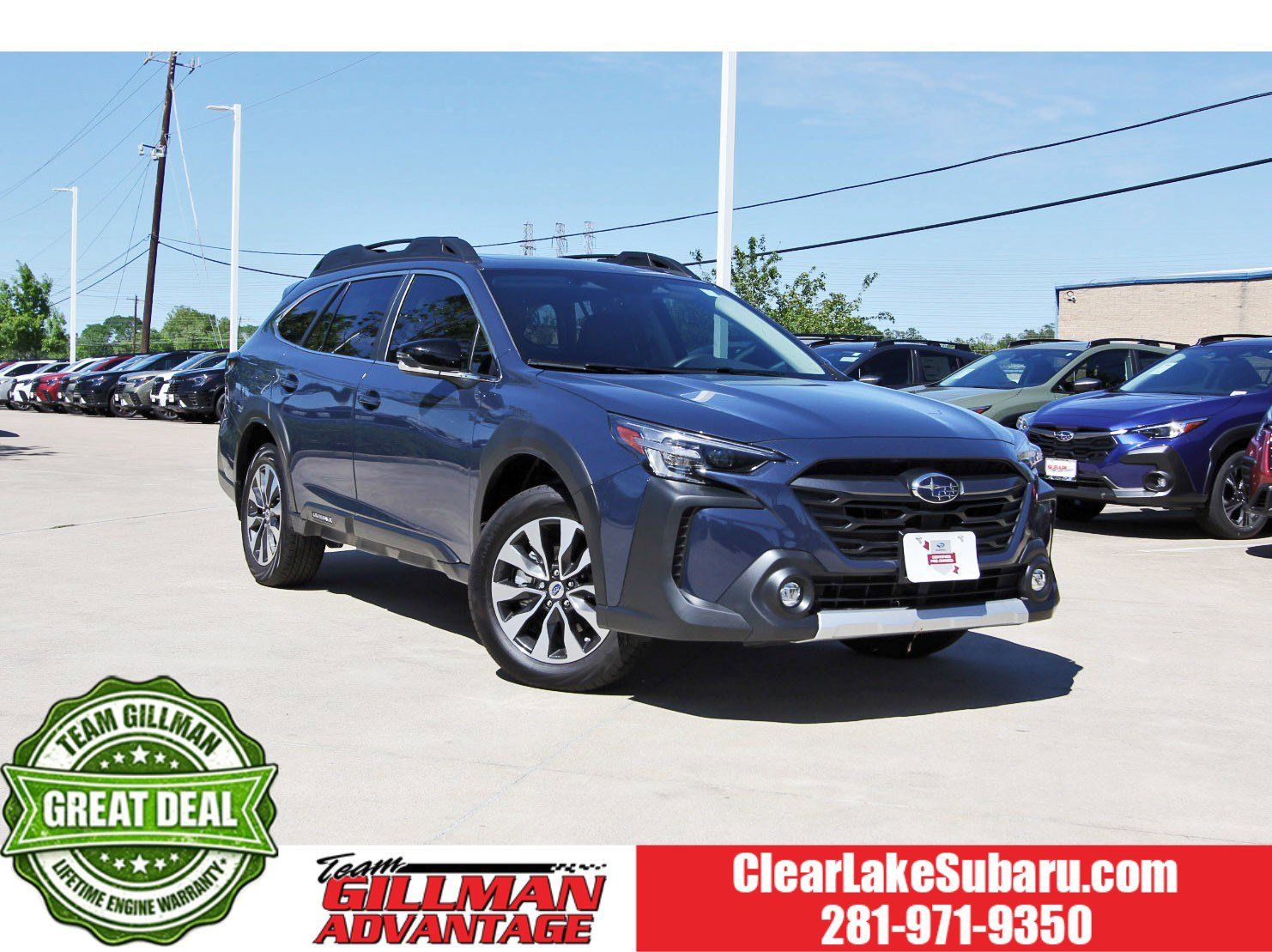Cosmic Blue Pearl 2025 Subaru Outback Limited AWD SUV / Crossover All-Wheel Drive Continuously Variable Transmission