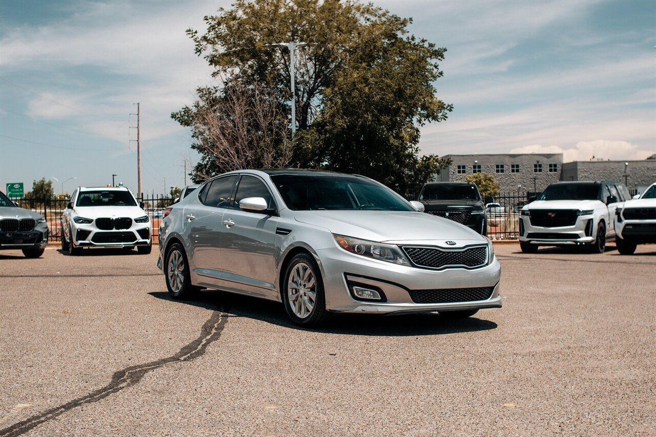 Bright Silver 2015 Kia Optima EX Sedan Front-Wheel Drive 6-Speed Automatic