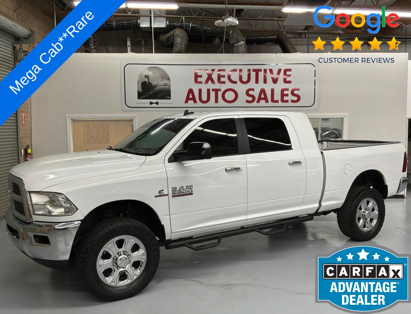 Bright White Clearcoat 2014 RAM 2500 Pickup Truck Four-Wheel Drive 6-Speed Automatic