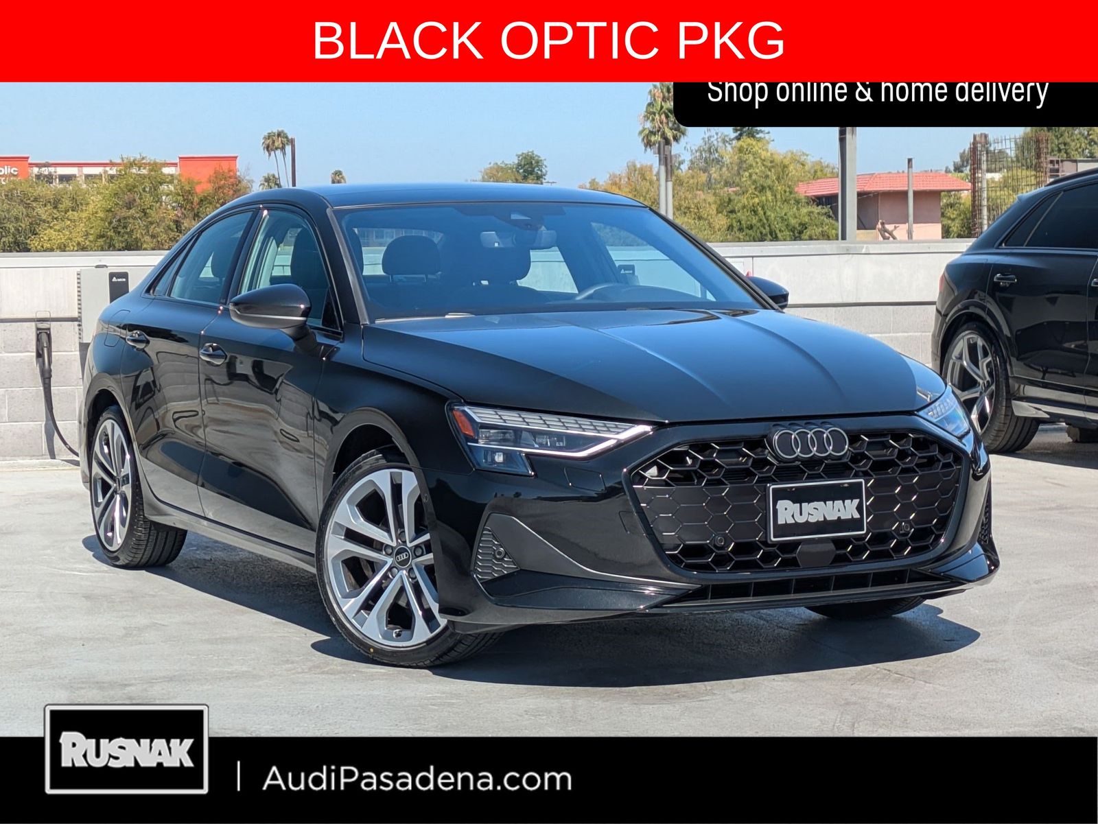 Mythos Black Metallic 2025 Audi A3 Sedan All-Wheel Drive 7-Speed Automatic