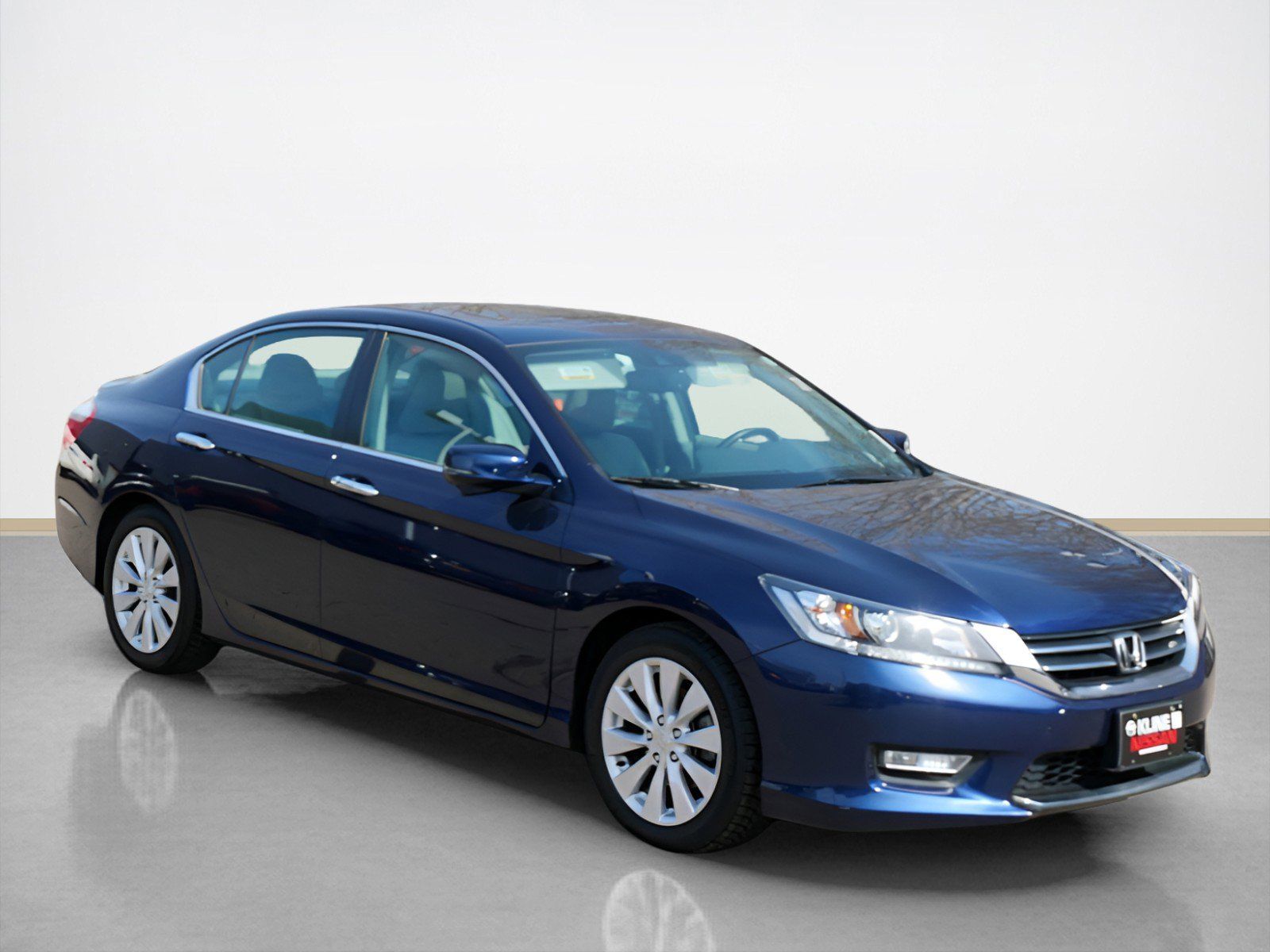 Black (Obsidian Blue Pearl) 2014 Honda Accord EX-L Sedan Front-Wheel Drive Continuously Variable Transmission