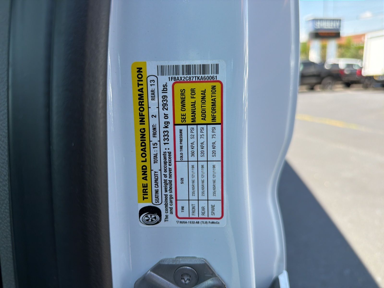 New 2026 White Ford Mid Roof 15-Passenger Van image 23
