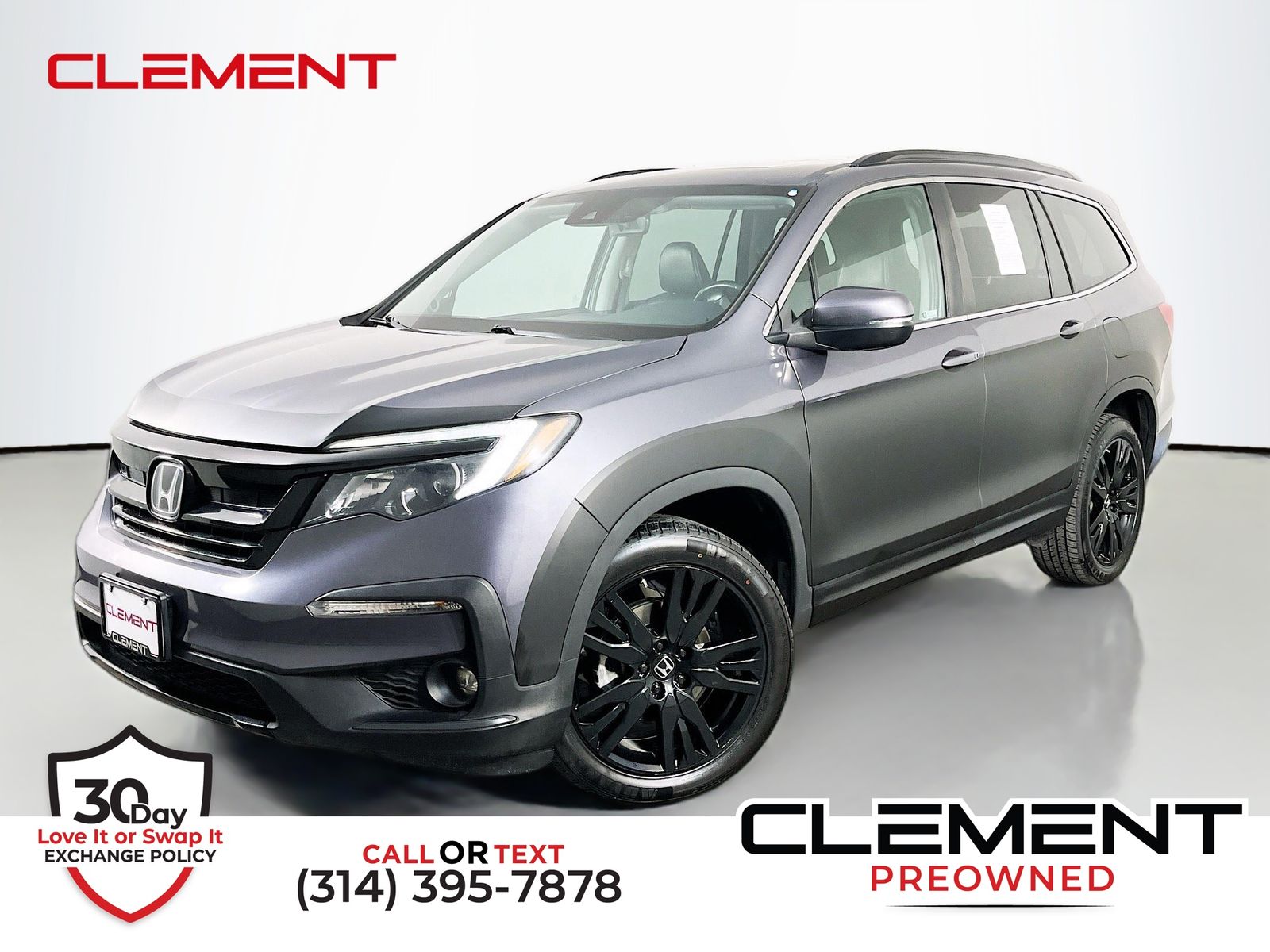 Sonic Gray Pearl 2022 Honda Pilot SE AWD SUV / Crossover All-Wheel Drive 9-Speed Automatic