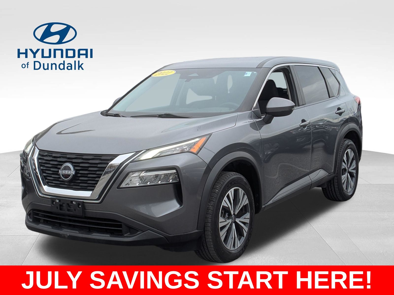 Gray (Gun Metallic) 2022 Nissan Rogue SUV / Crossover Front-Wheel Drive Continuously Variable Transmission