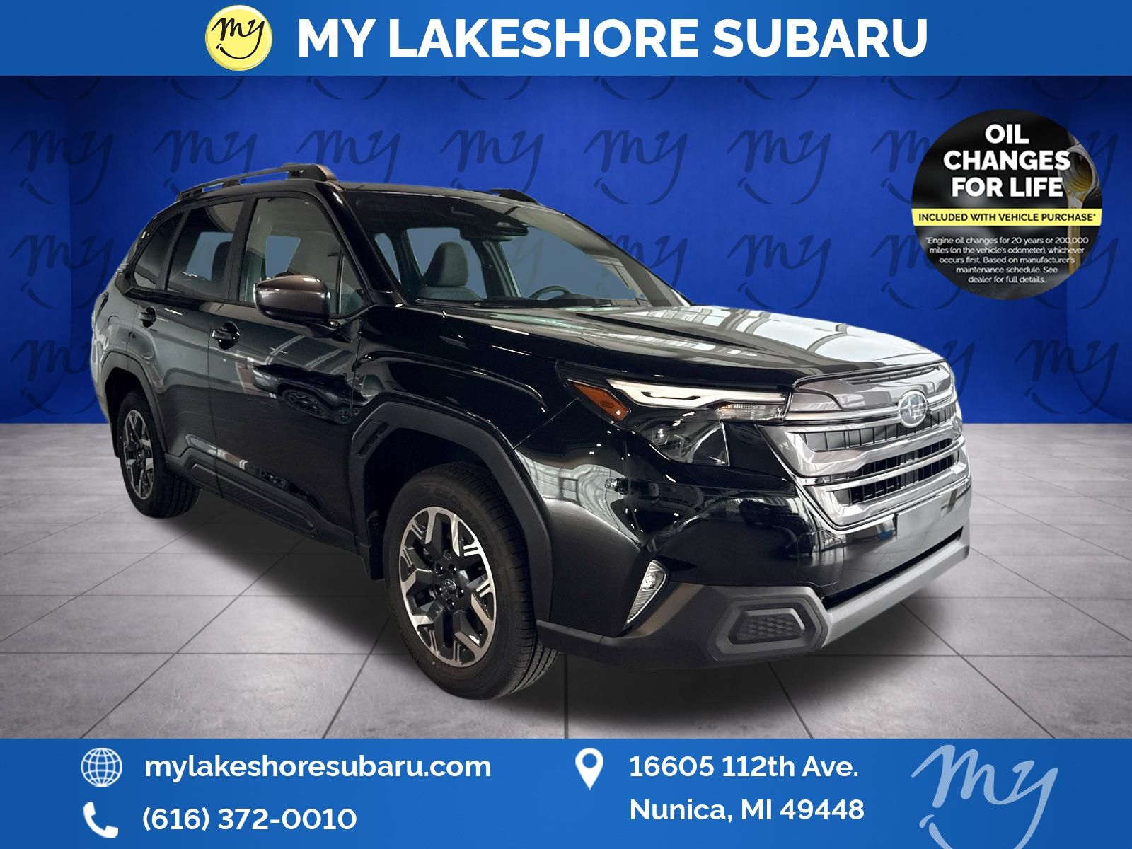 Crystal Black Silica 2026 Subaru Forester SUV / Crossover All-Wheel Drive Continuously Variable Transmission