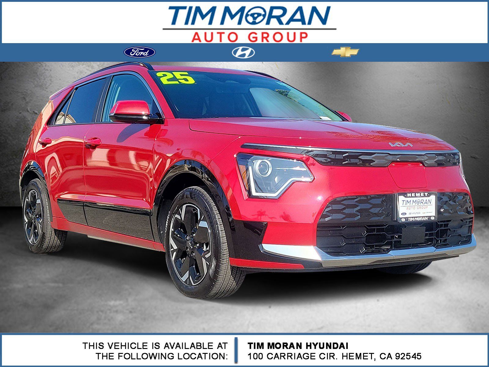 Runway Red 2025 Kia Niro EV Wind FWD SUV / Crossover Front-Wheel Drive 1-Speed Automatic