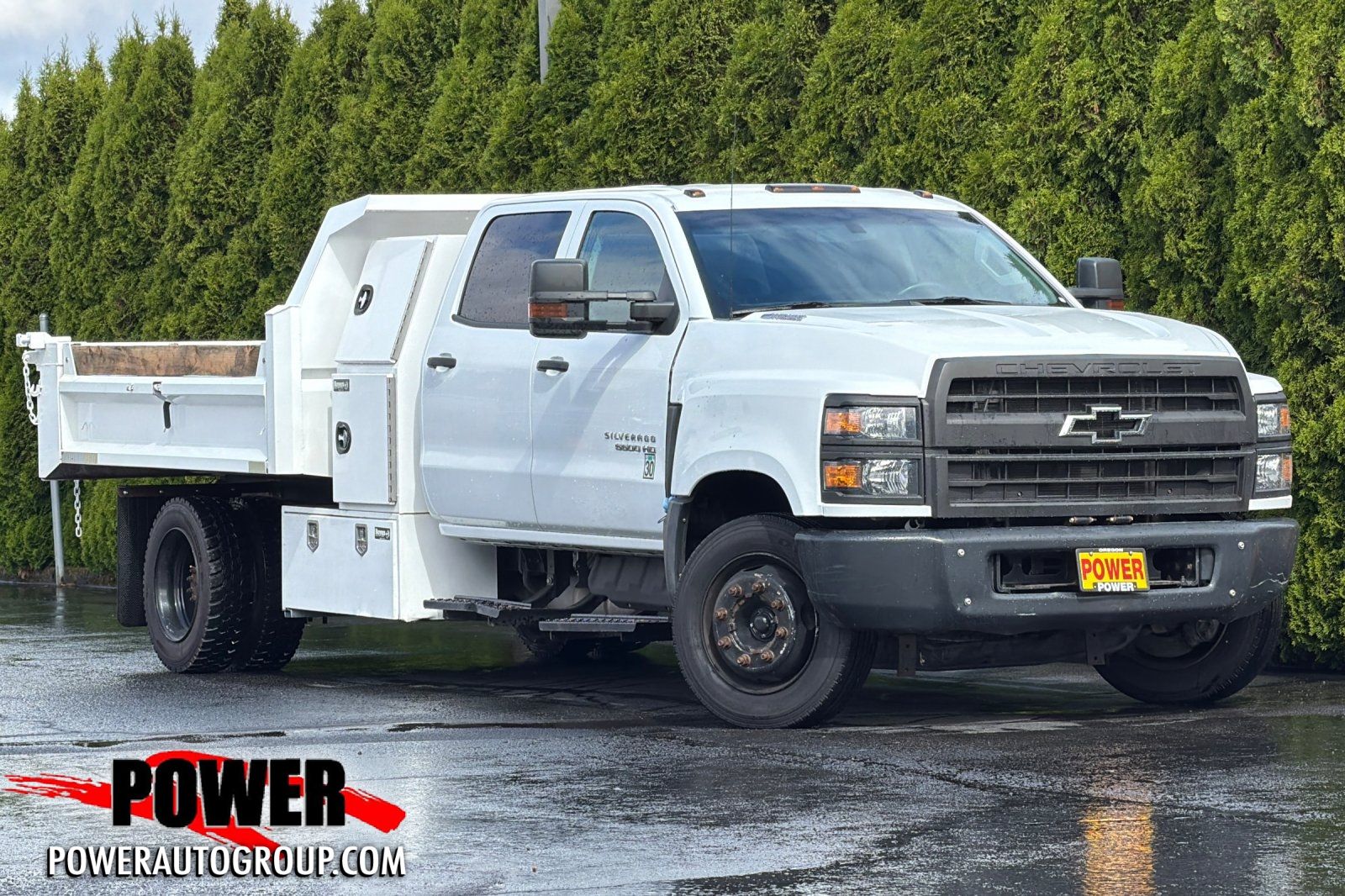 Summit White 2019 Chevrolet Silverado 5500HD Pickup Truck  6-Speed Automatic