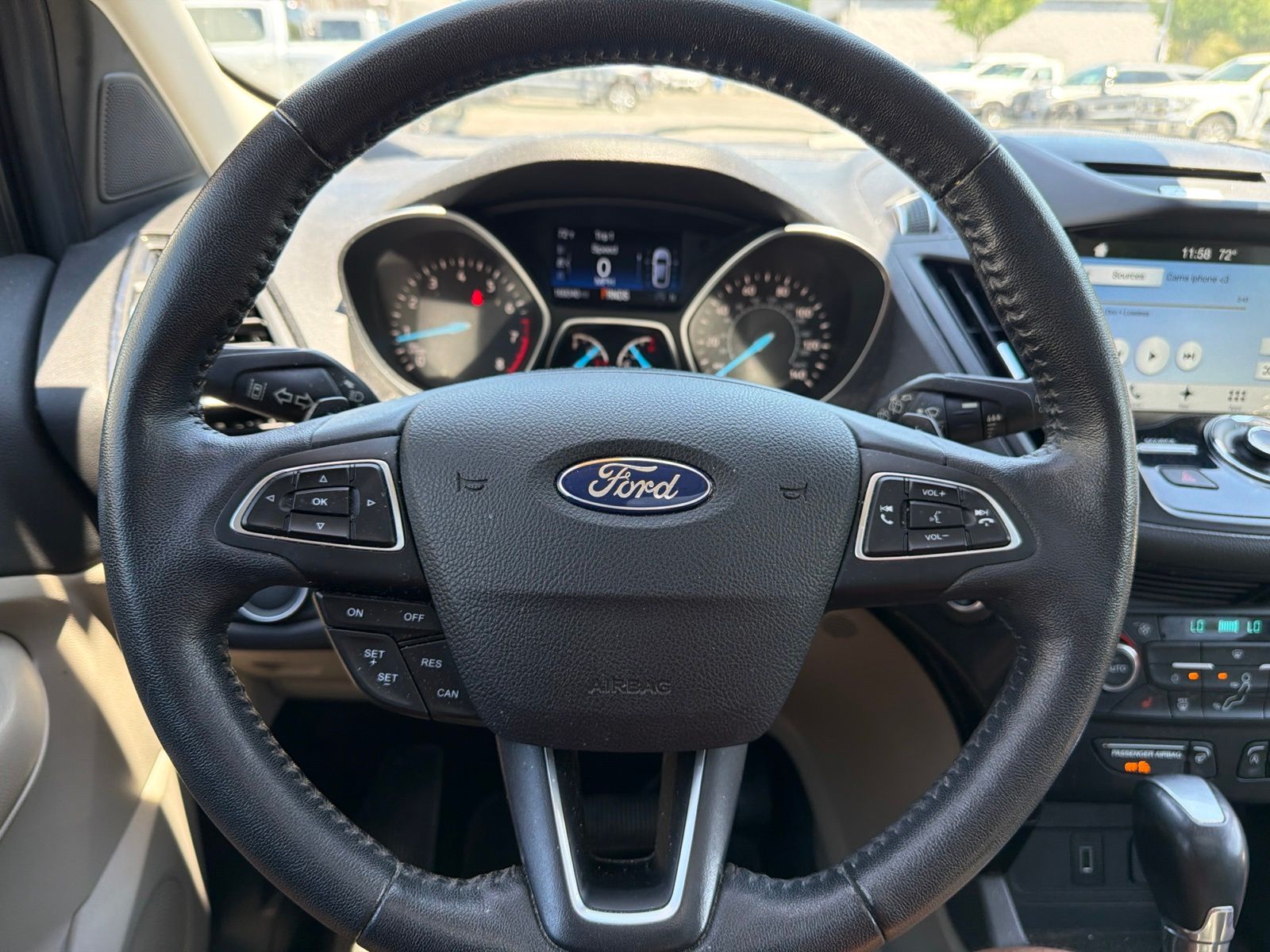 Used 2017 White Platinum Clearcoat Metallic Ford Titanium image 18