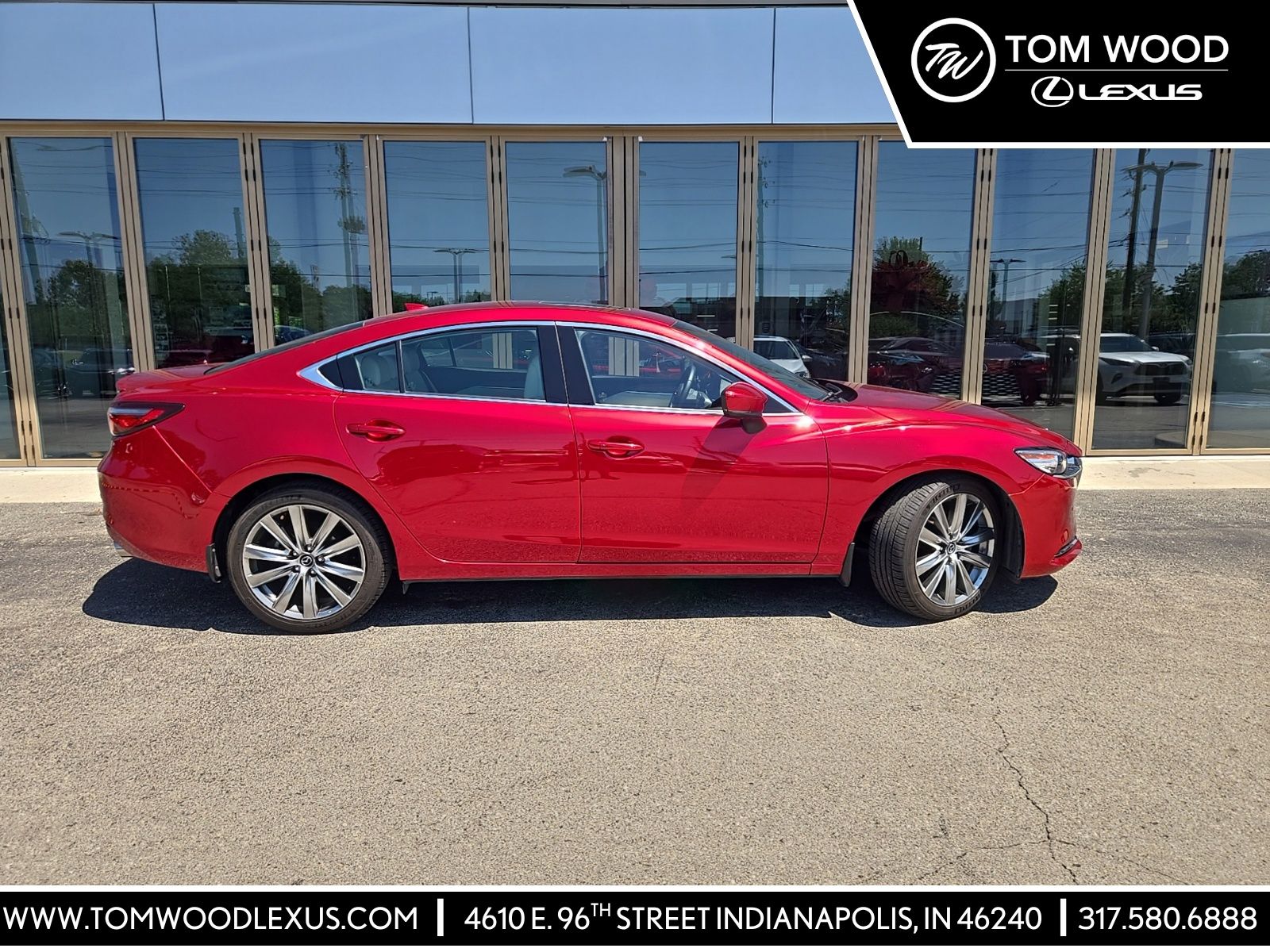 Soul Red Crystal Metallic 2021 Mazda MAZDA6 Sedan Front-Wheel Drive 6-Speed Automatic