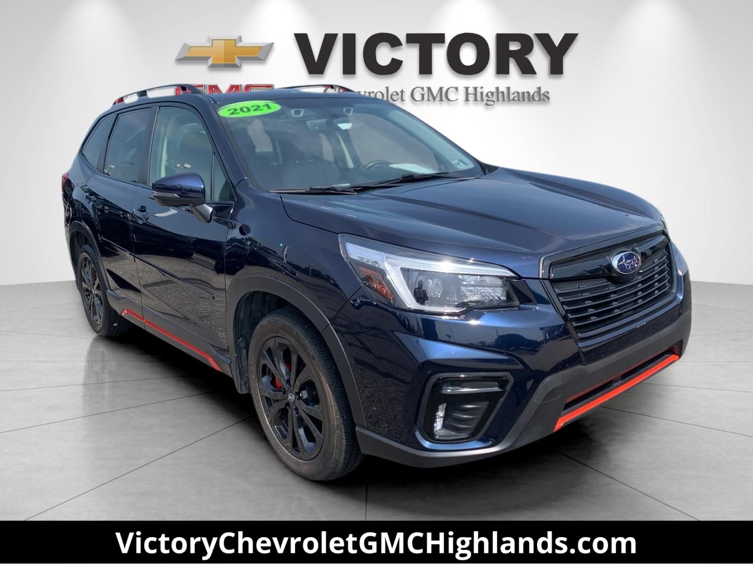 Dark Blue Pearl 2021 Subaru Forester SUV / Crossover All-Wheel Drive Continuously Variable Transmission
