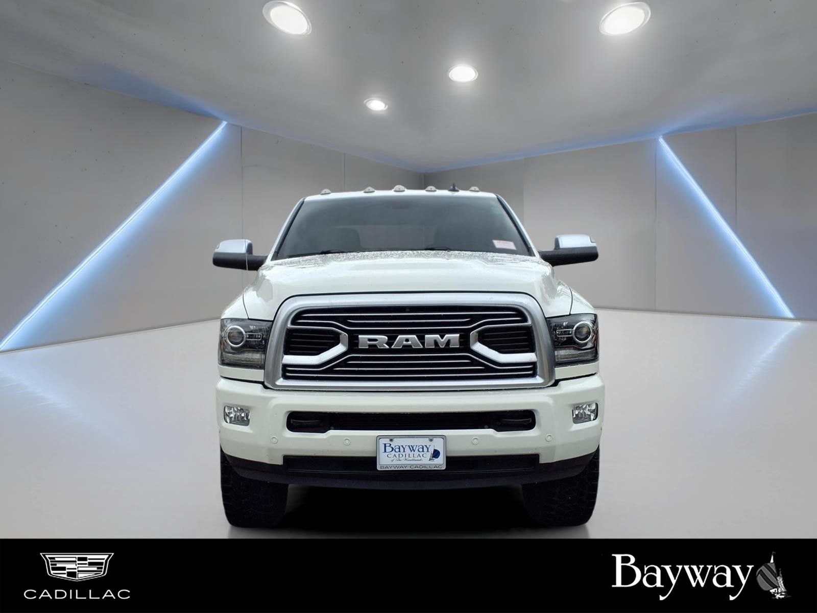 2018 Ram 2500 Laramie Longhorn White at Victoria Chrysler Dodge Jeep Ram