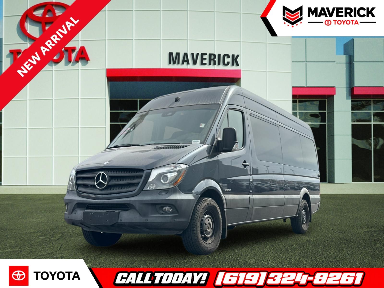 Gray 2015 Mercedes-Benz Sprinter Van 4X2 5-Speed Automatic