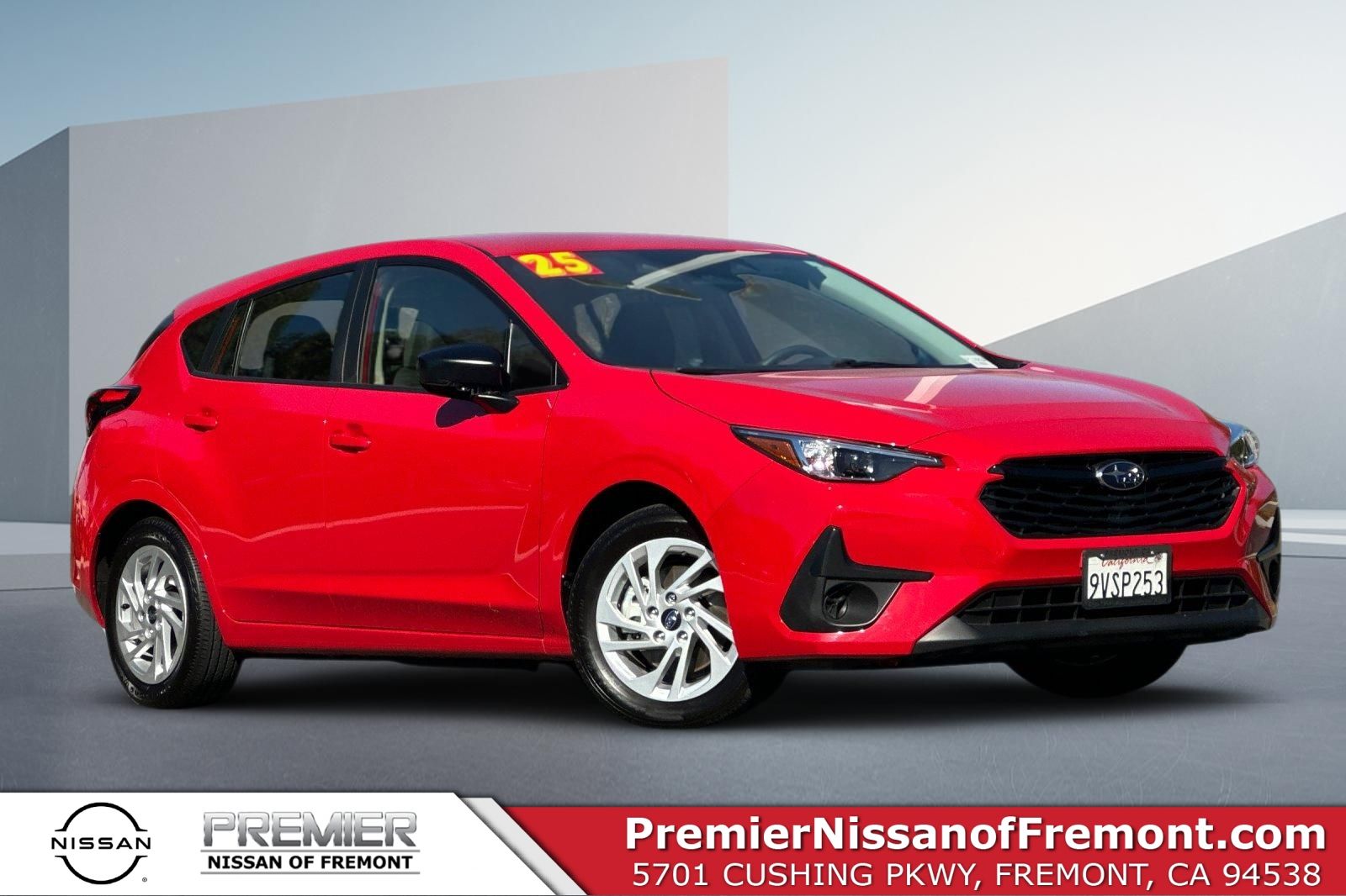 Pure Red 2025 Subaru Impreza Wagon All-Wheel Drive Continuously Variable Transmission