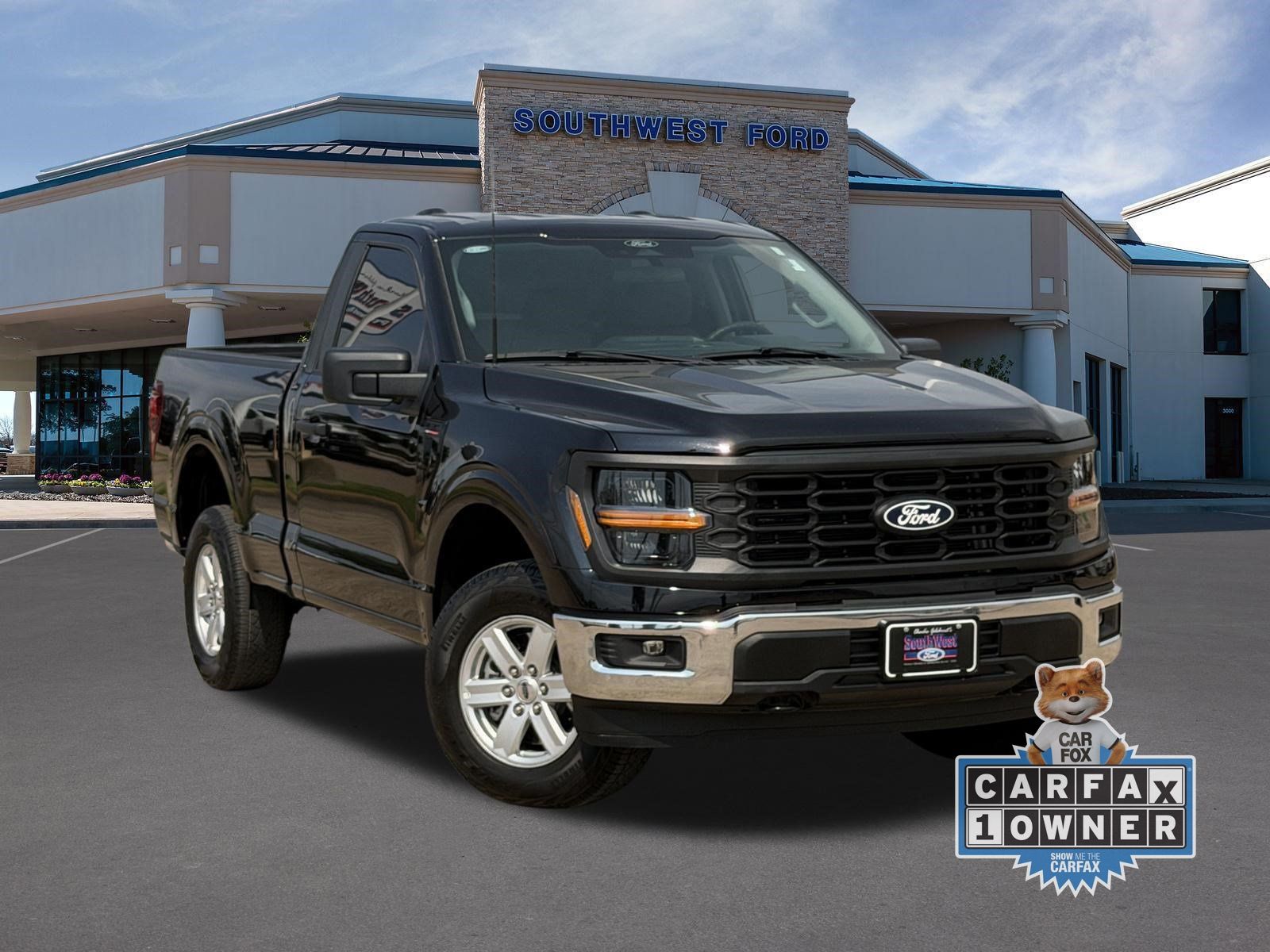 Black Metallic 2024 Ford F-150 Pickup Truck Four-Wheel Drive Automatic