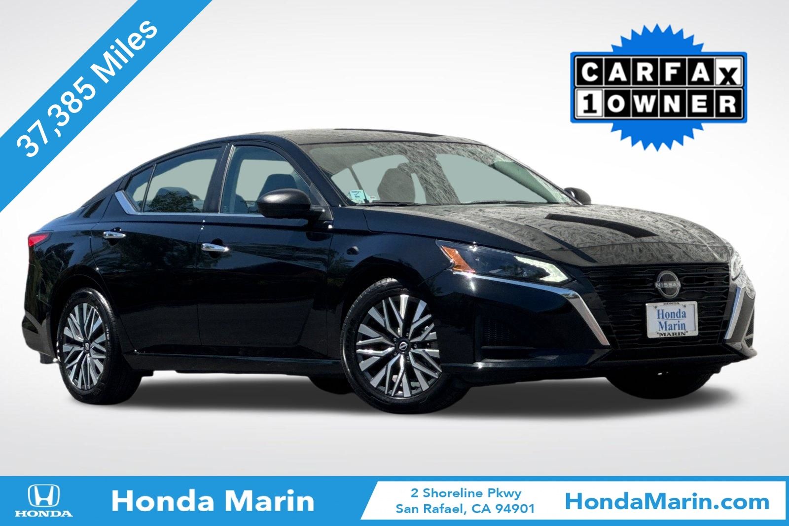 Super Black Clearcoat 2025 Nissan Altima 2.5 SV FWD Sedan Front-Wheel Drive Continuously Variable Transmission