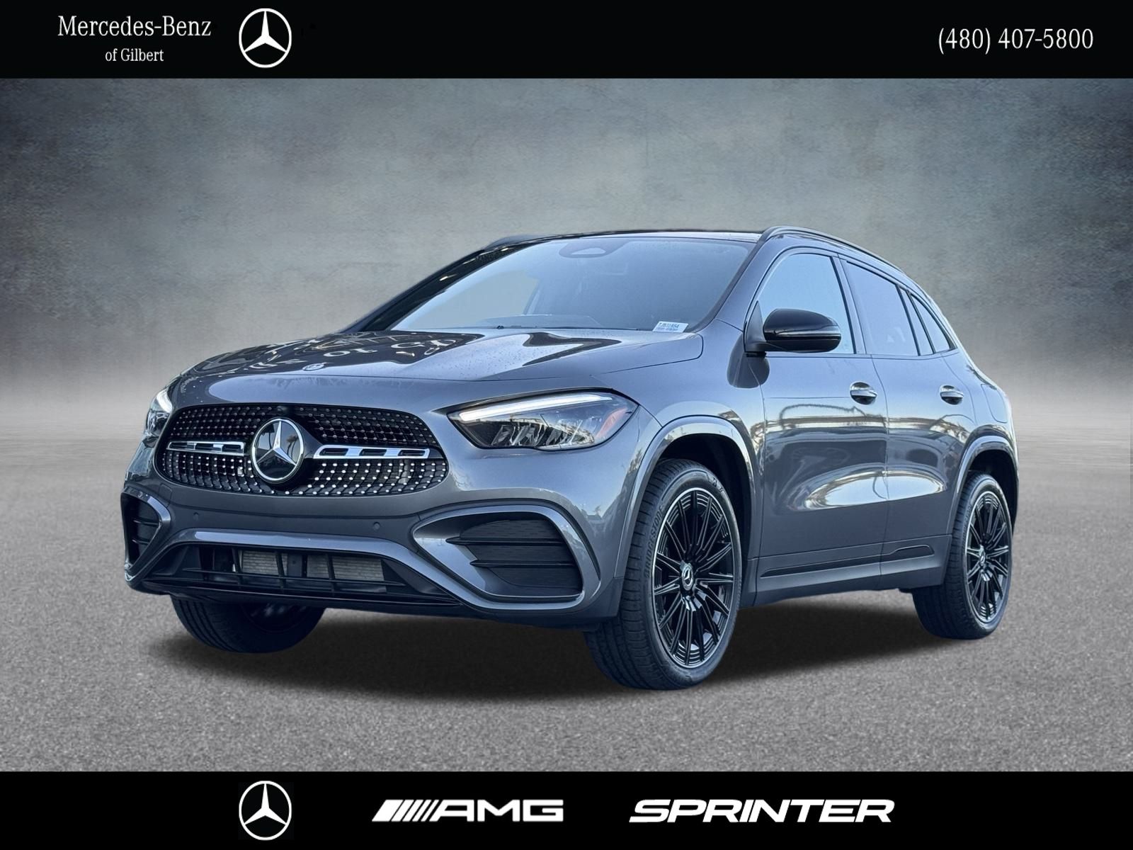 Gray (Mountain Grey Metallic) 2026 Mercedes-Benz GLA 250 FWD SUV / Crossover Front-Wheel Drive 8-Speed Dual Clutch